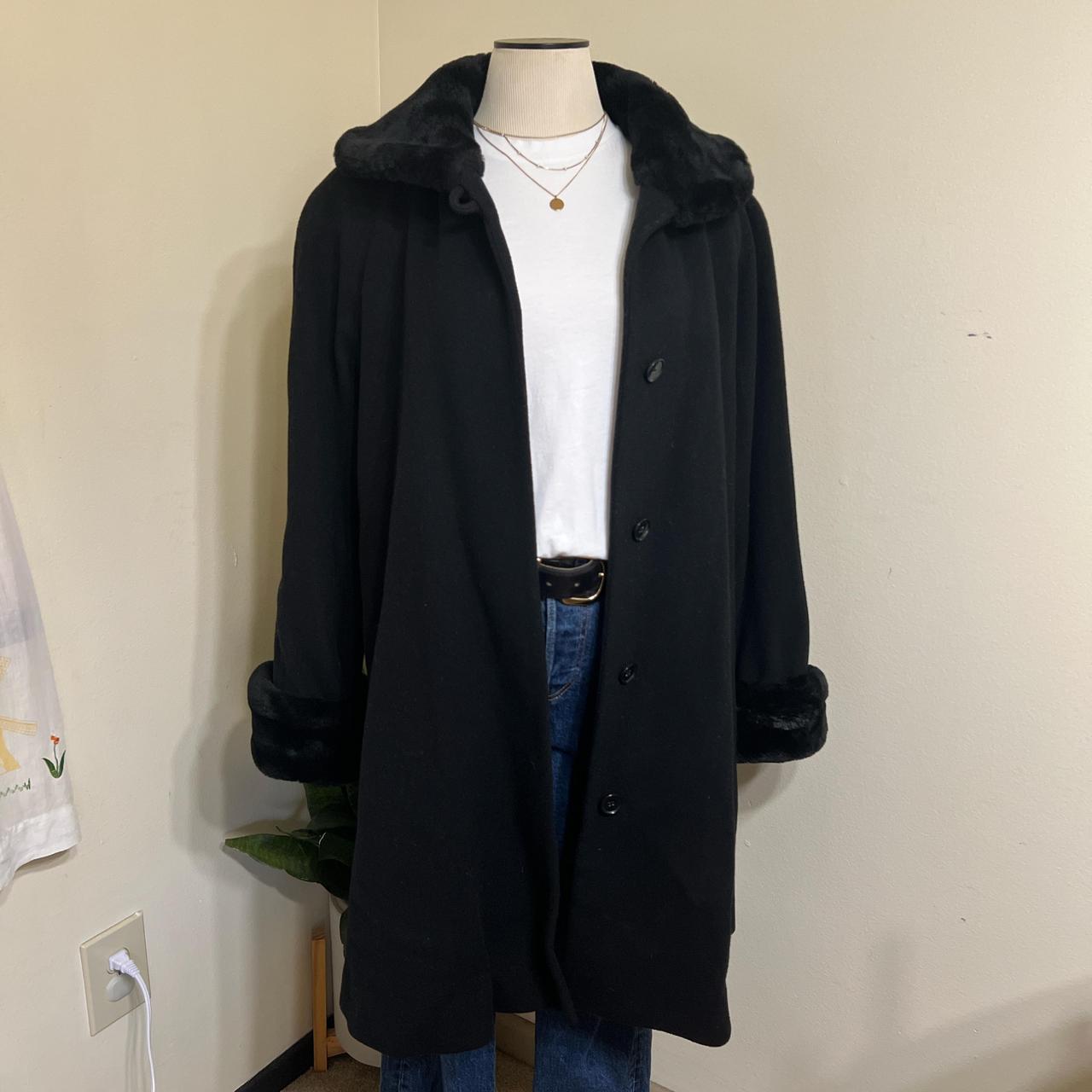 Albert Nipon Women's Overcoat - Black - M – Nothi… - image 1