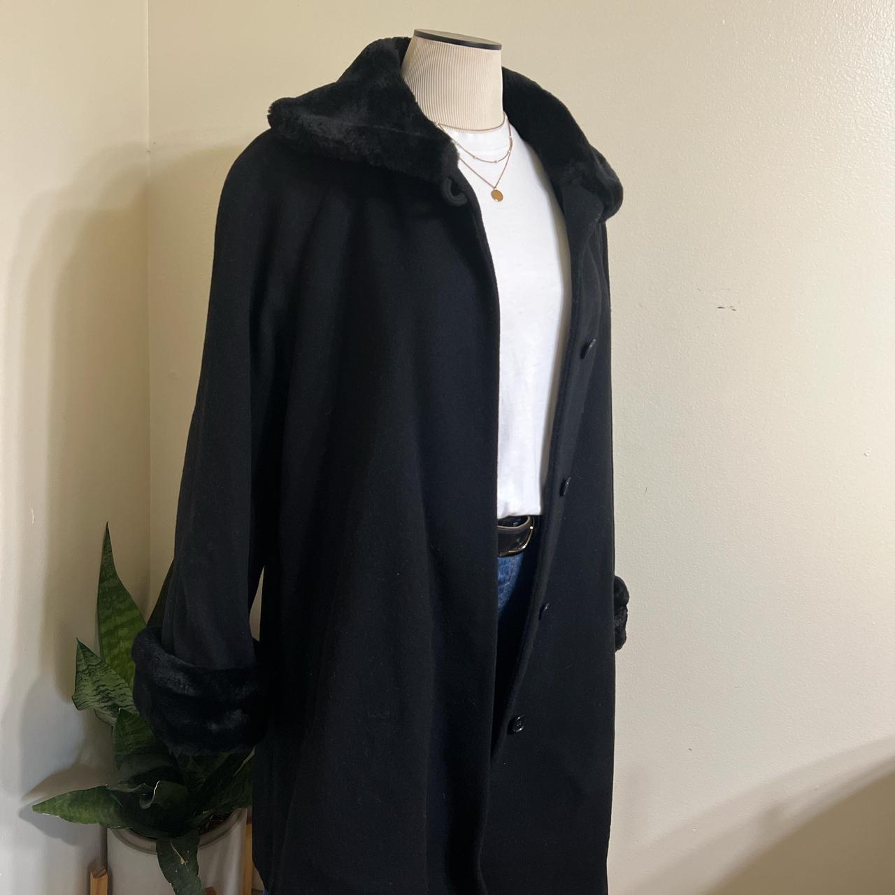 Albert Nipon Women's Overcoat - Black - M – Nothi… - image 3