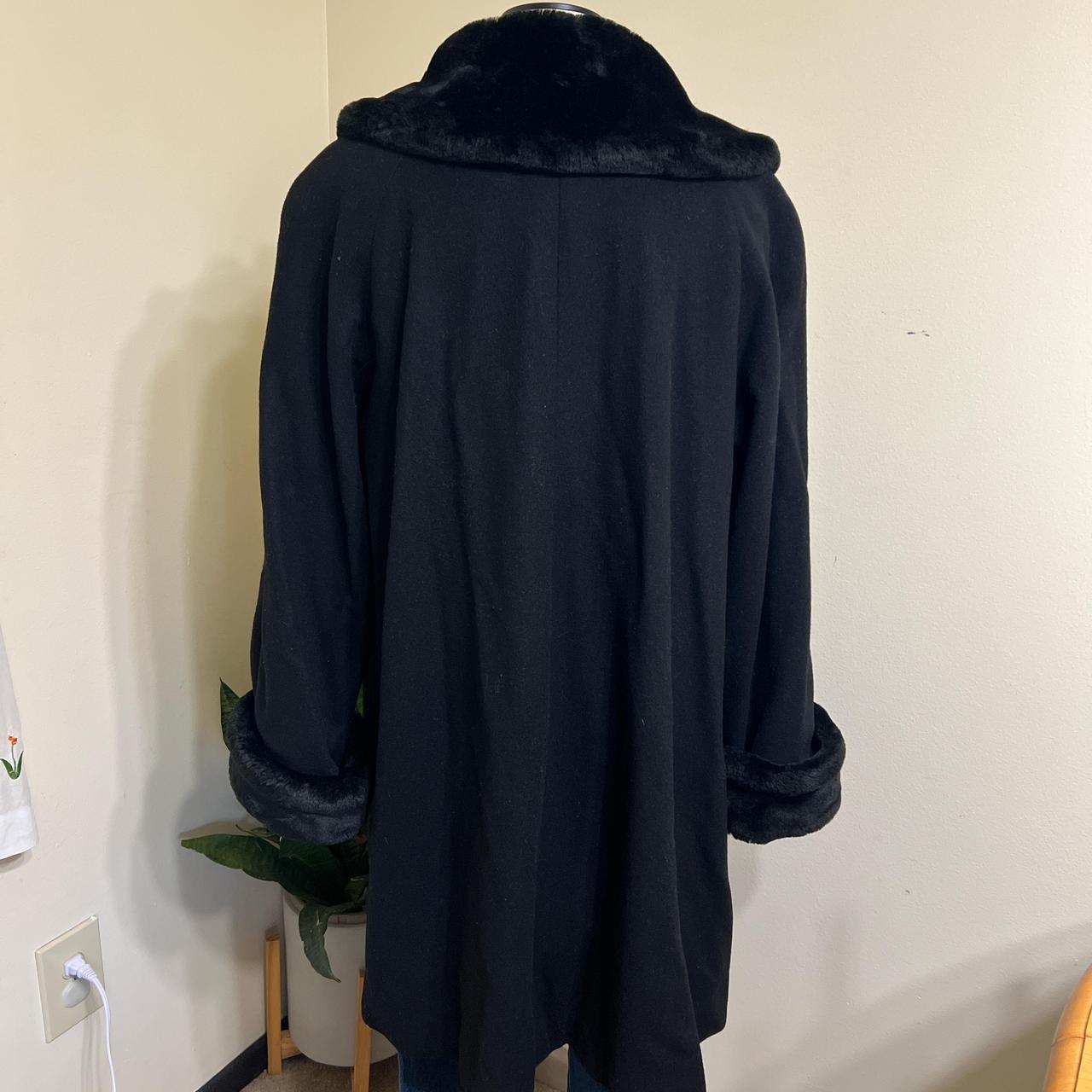 Albert Nipon Women's Overcoat - Black - M – Nothi… - image 7