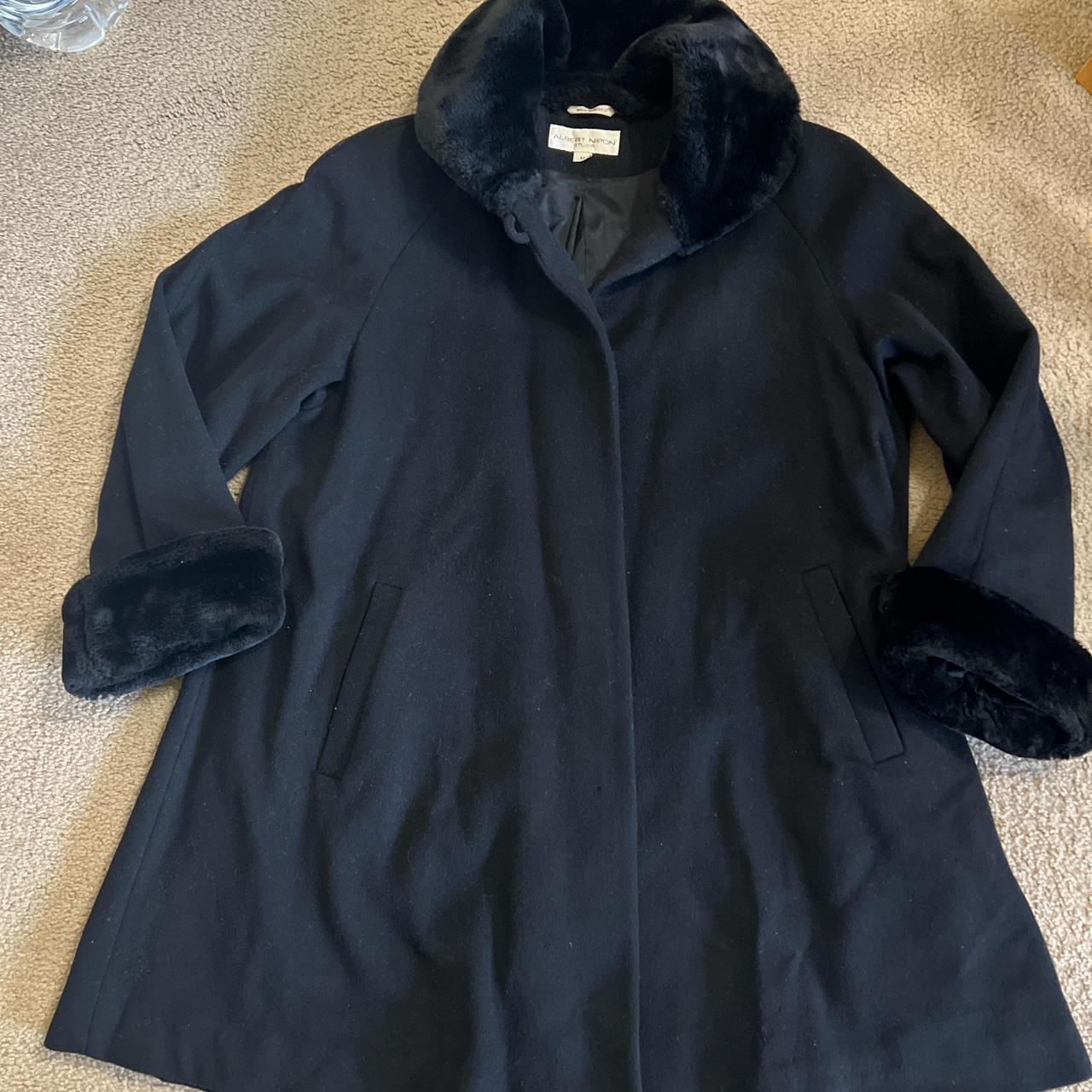 Albert Nipon Women's Overcoat - Black - M – Nothi… - image 6