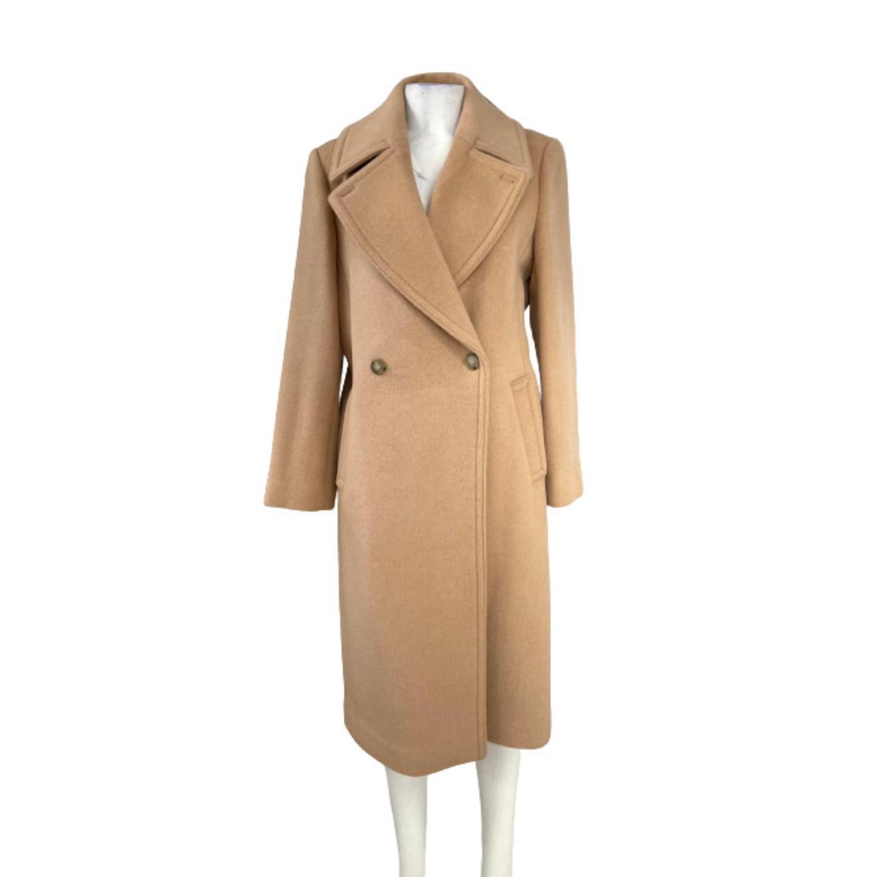 CLUB MONACO DAYLINA COAT MANTEAUX CAMEL | DM... - Depop