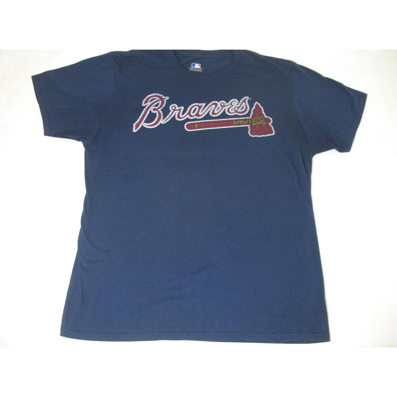 Grey Atlanta Braves Freddie Freeman MLB Genuine Merchandise Unisex T-shirt  - L