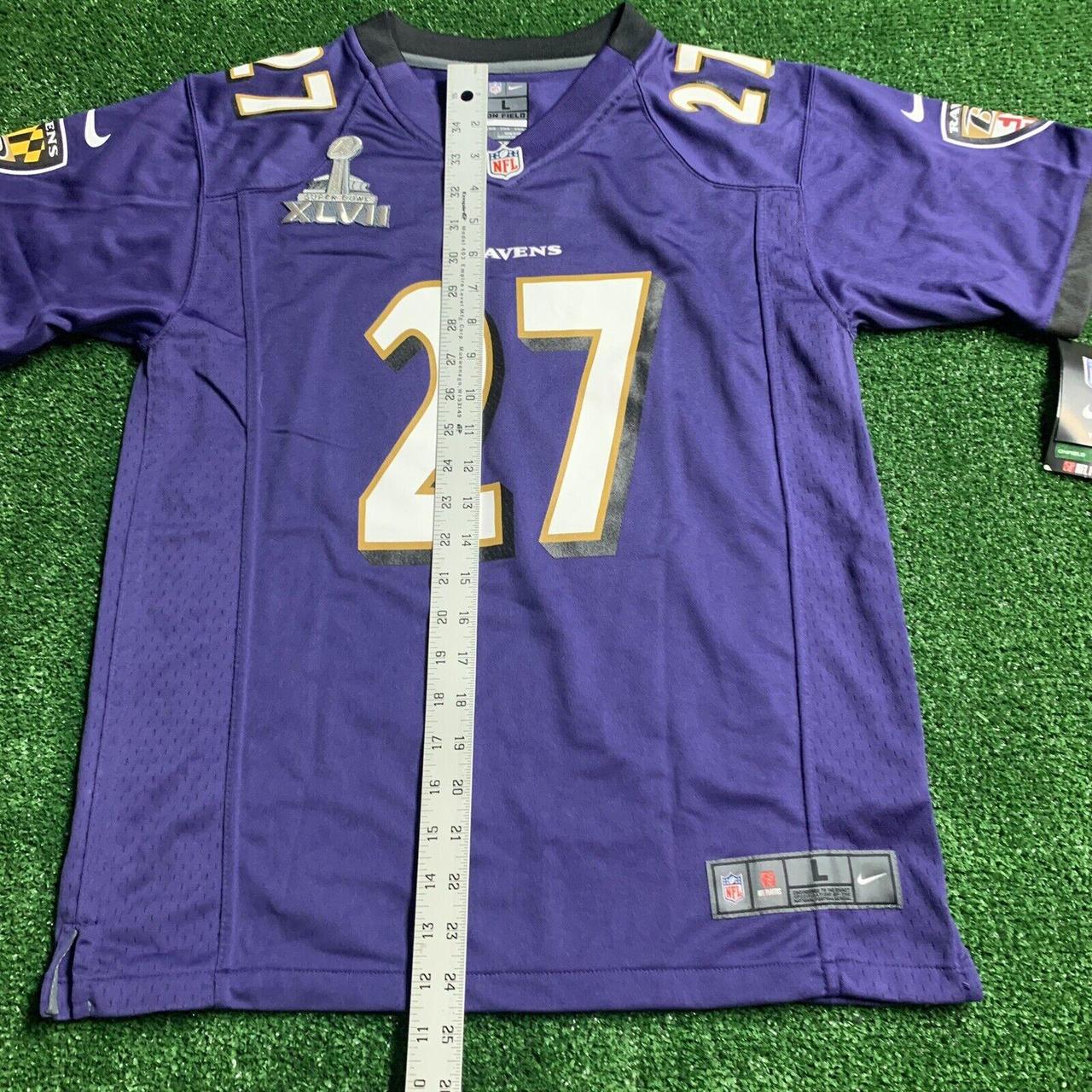 Ray Rice #27 Baltimore Ravens On Field Jersey Youth - Depop