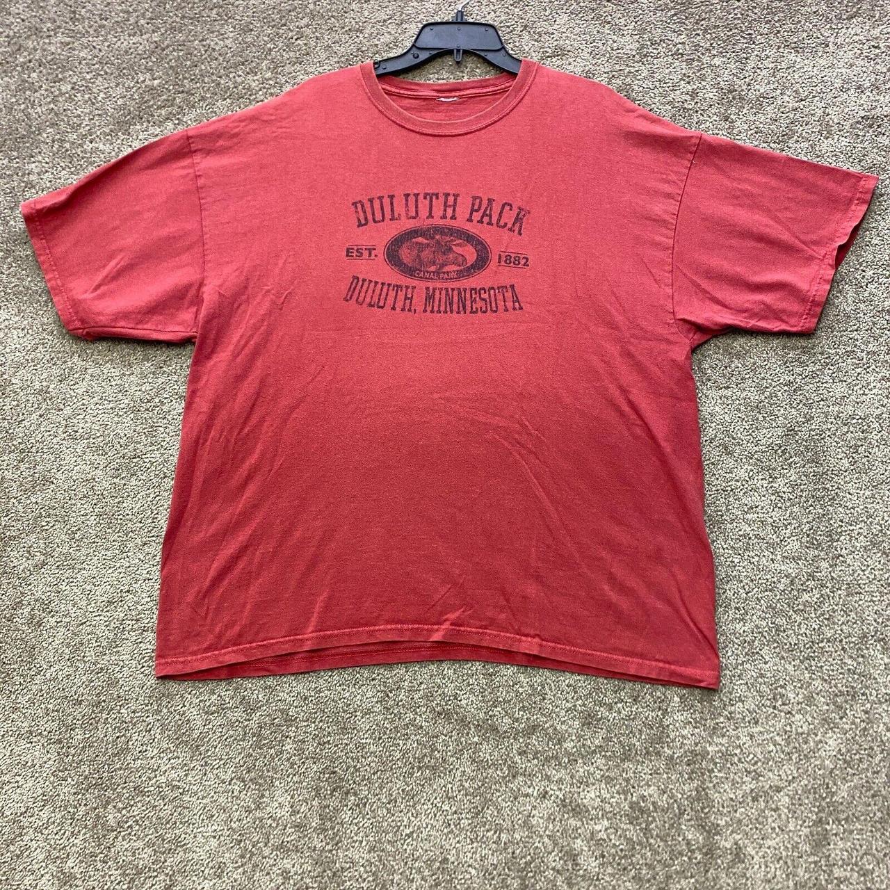 Duluth Pack Shirt Mens XXL Red Short Sleeve Outdoors... - Depop