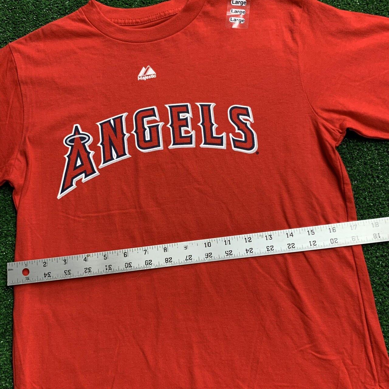 Red Angels Albert Pujols Jersey Tee Size L, - Depop