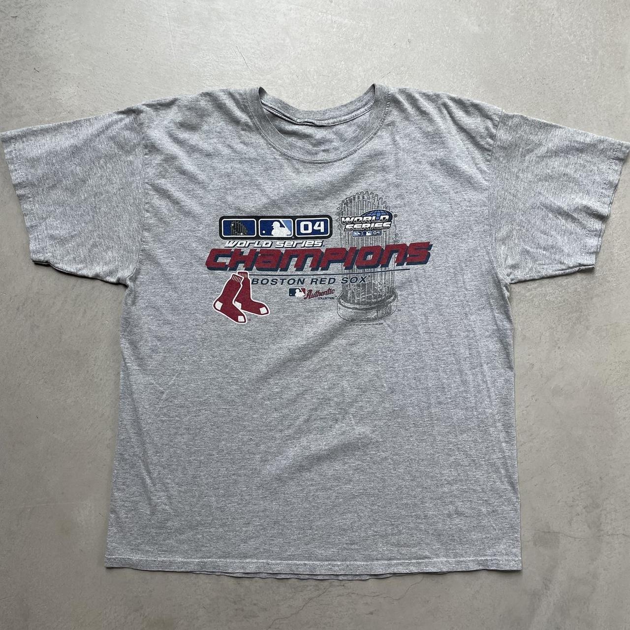 Vintage Boston Red Sox 2004 World Series Champions - Depop