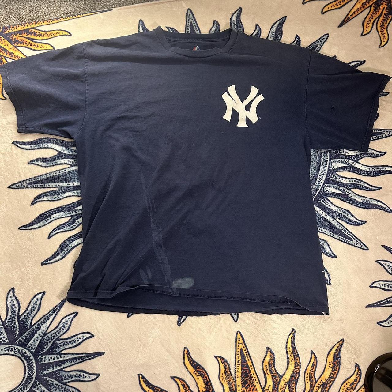 Vintage Derek Jeter Shirt price: $10 size: L Pretty - Depop