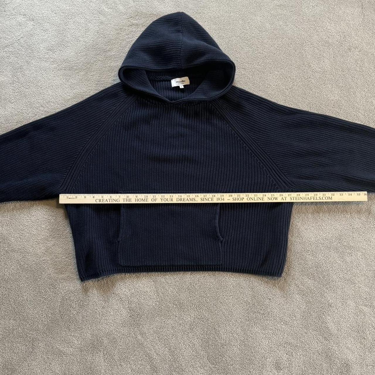 Vwoollo viral star knit hoodie oversized boxy Depop