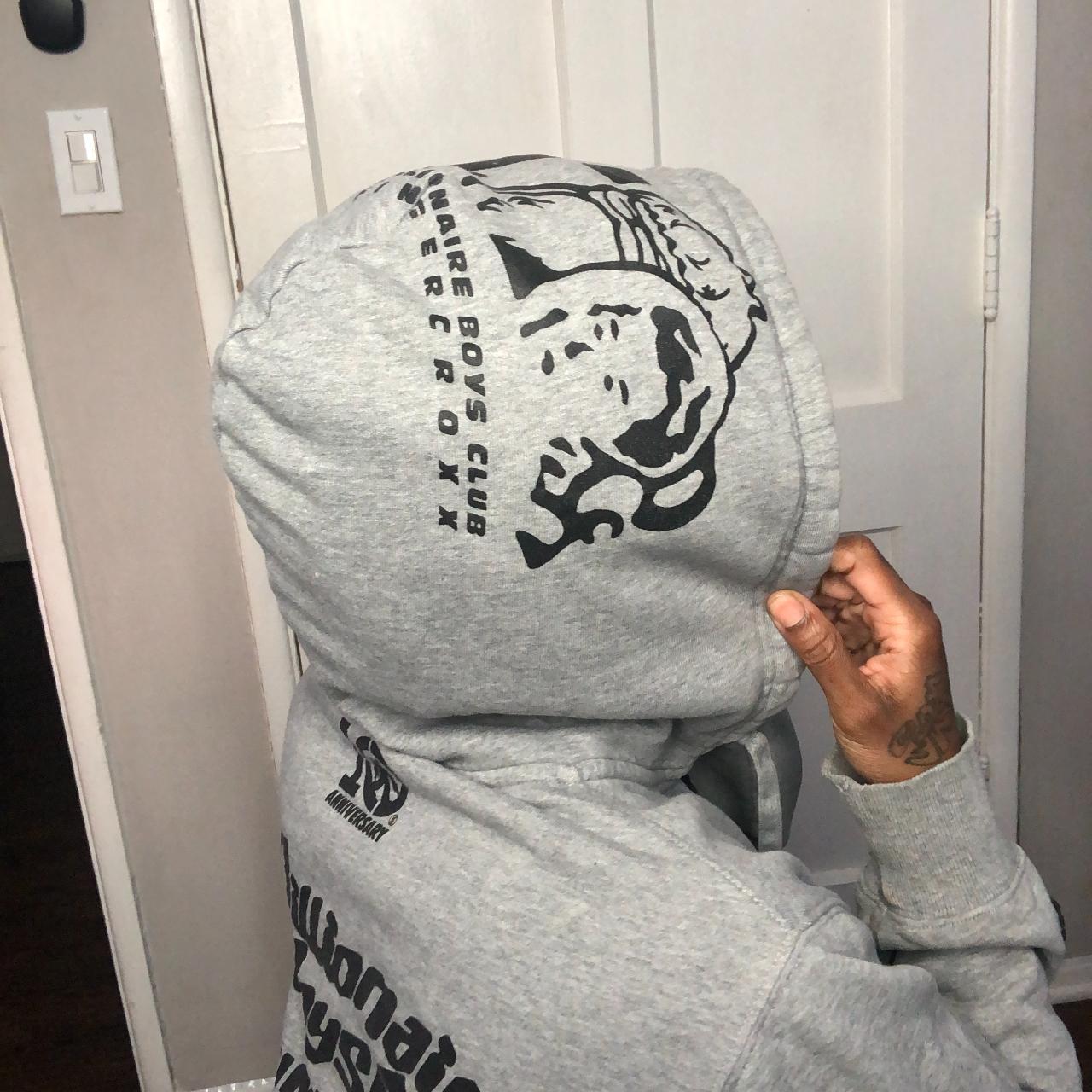 Fingercroxx Men's Grey Hoodie (3)