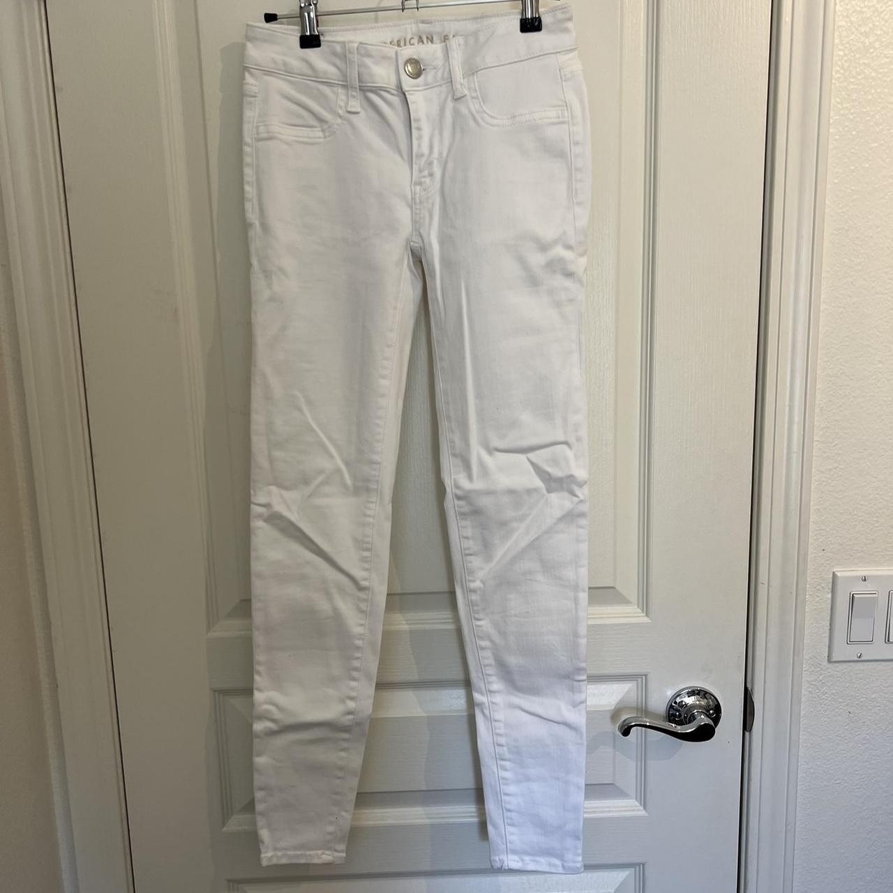 white american eagle jeans - Depop