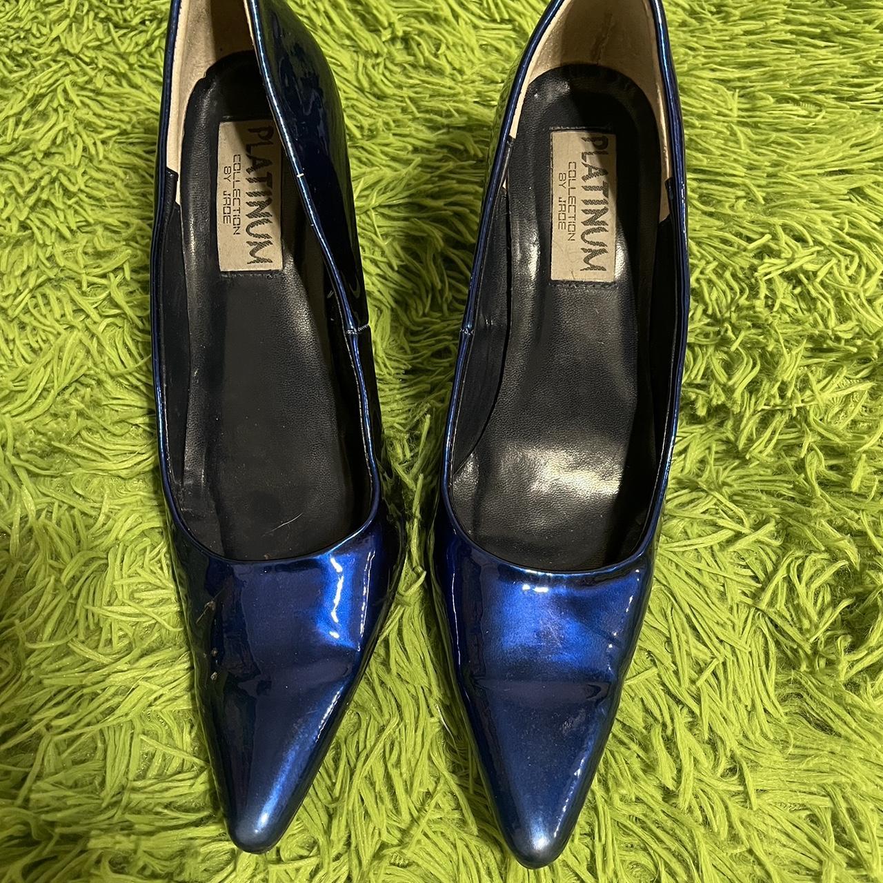 Blue 2 sale inch heels