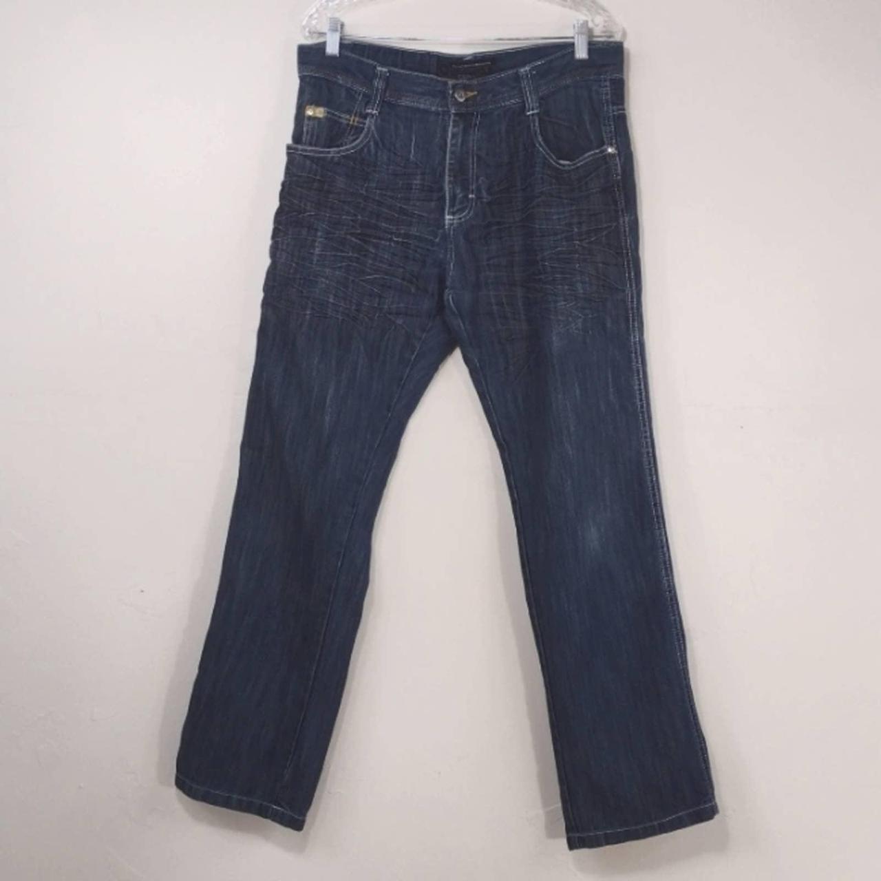 Southpole 8180 baggy straight fit blue jeans. Size... - Depop