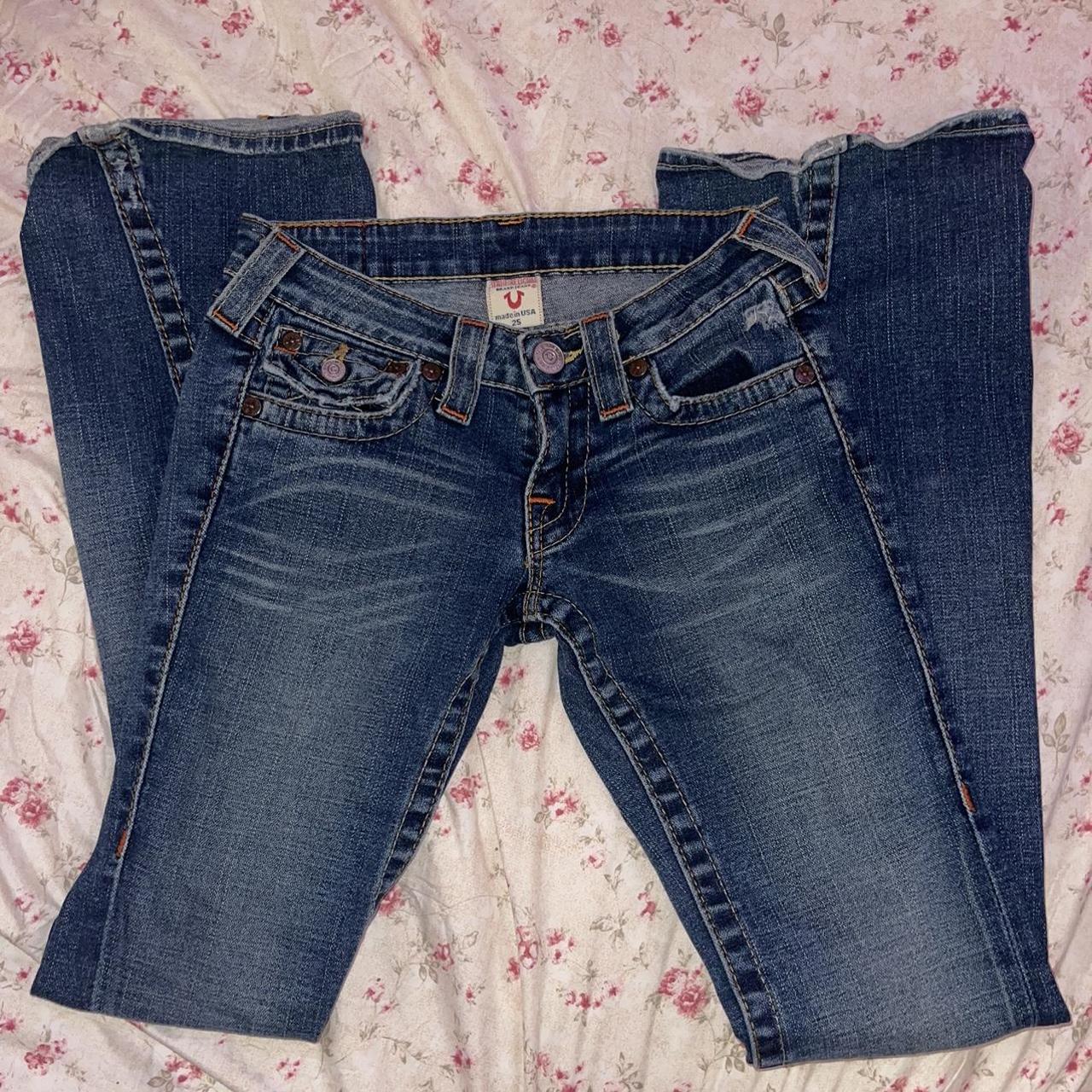 True Religion Bootcut Jeans Low Mid Rise Size Depop