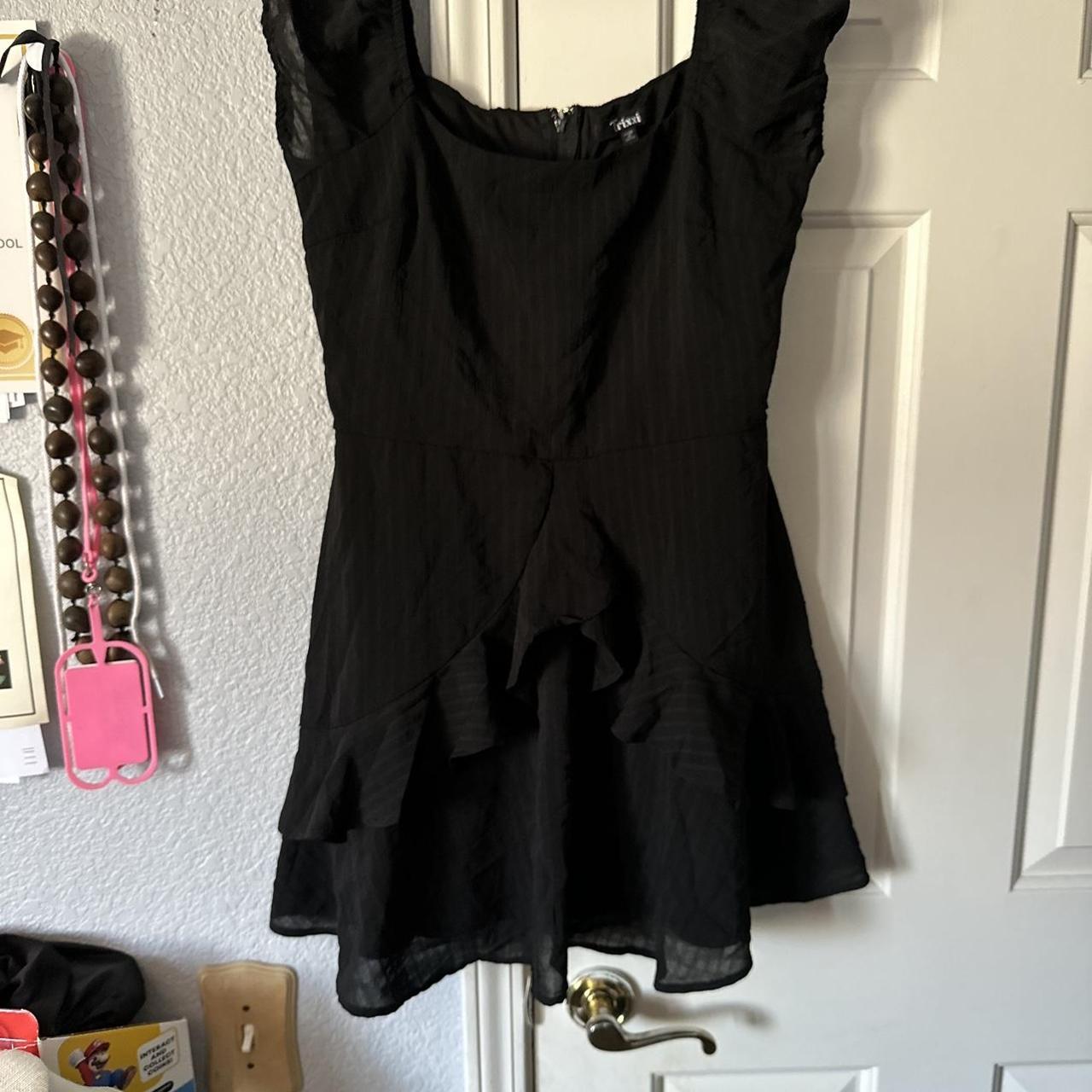 Black y2k sheer Trixxi dress.super cute and chic... - Depop