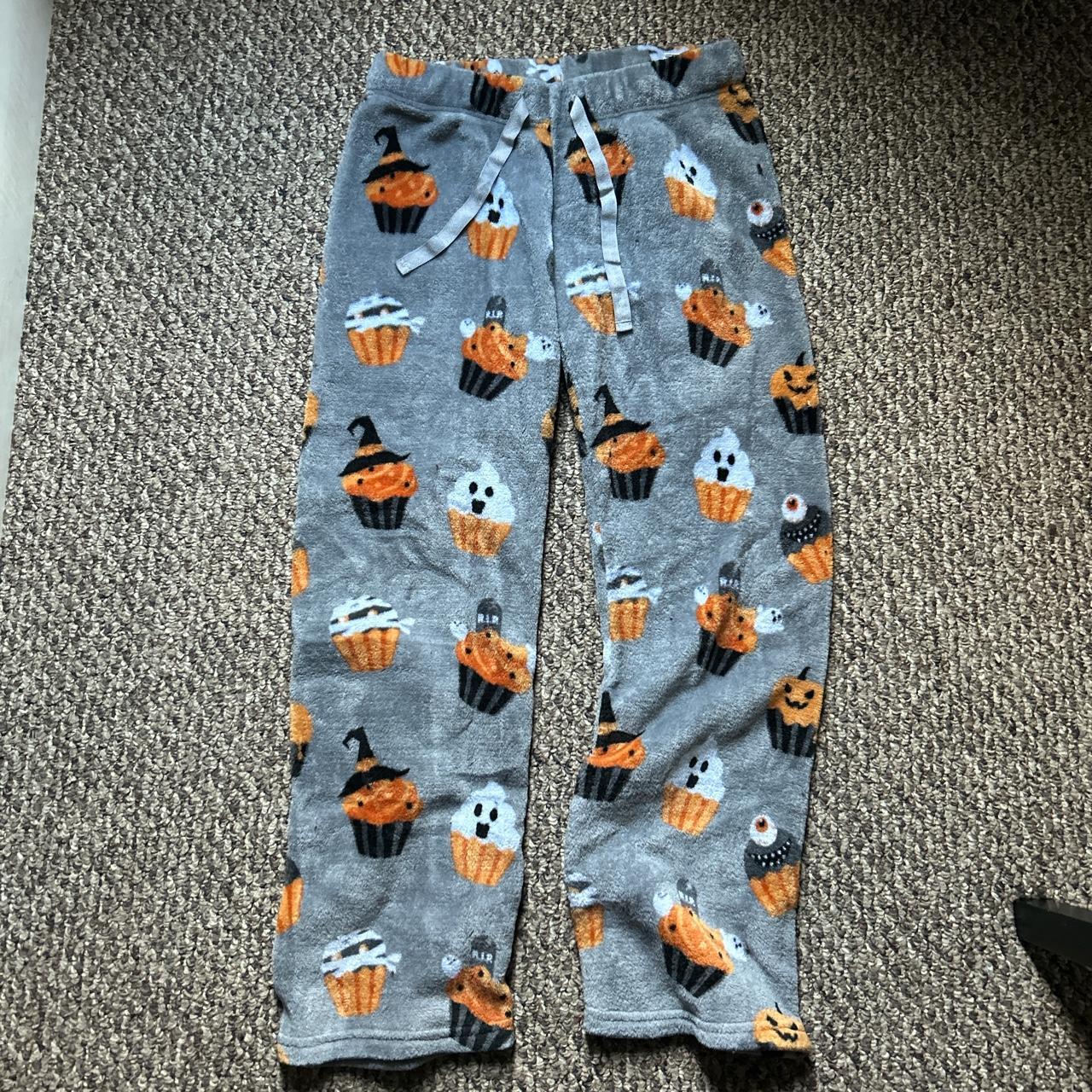 Fuzzy halloween best sale pajama pants