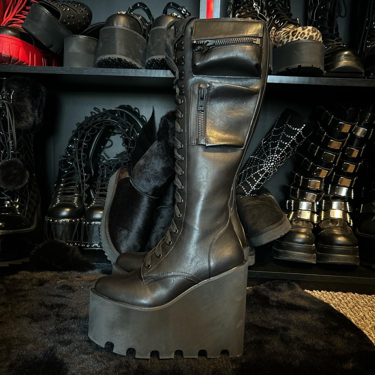 Platform boots hot sale size 9