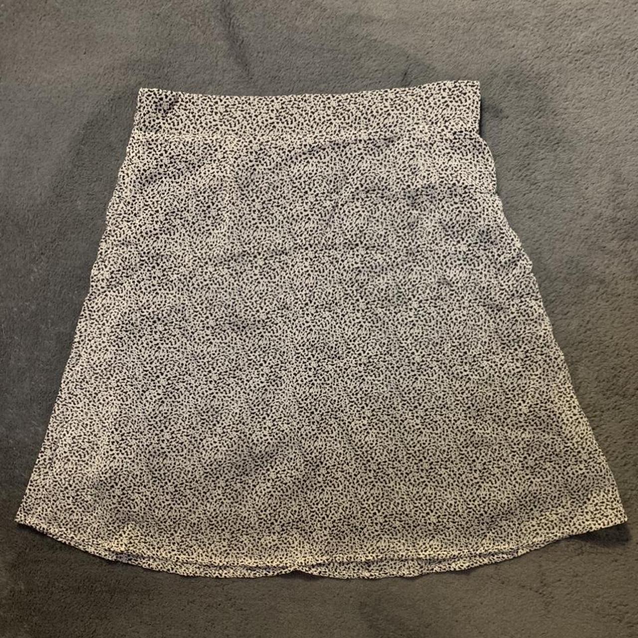 Cute 2 Layer Cheetah Print Skirt Mid To Short Depop   P0 