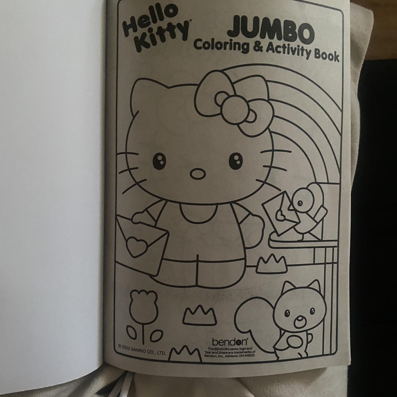 Hello kitty coloring book, I don’t do shipping it’s... - Depop