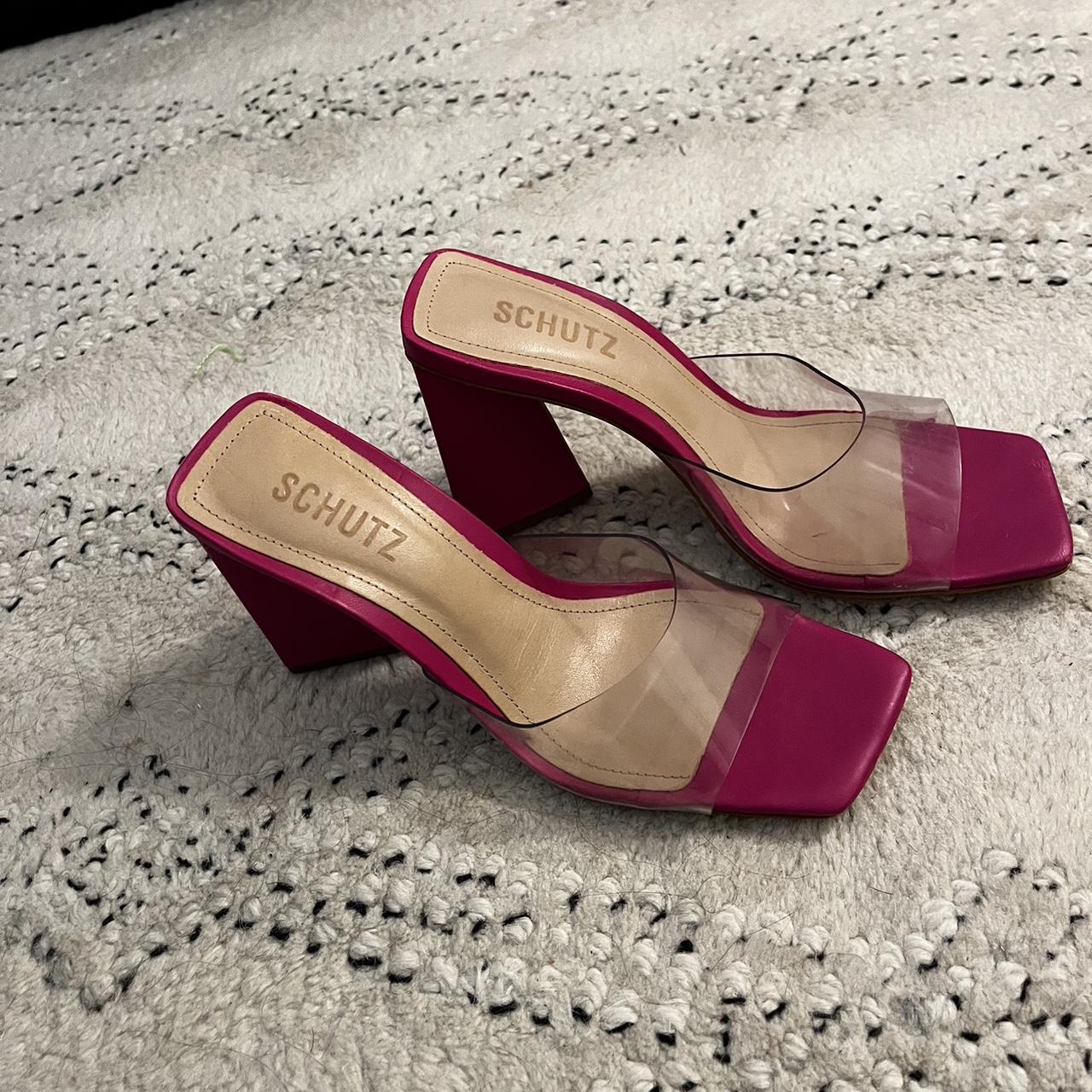 Schutz Women's Pink Sandals (3)