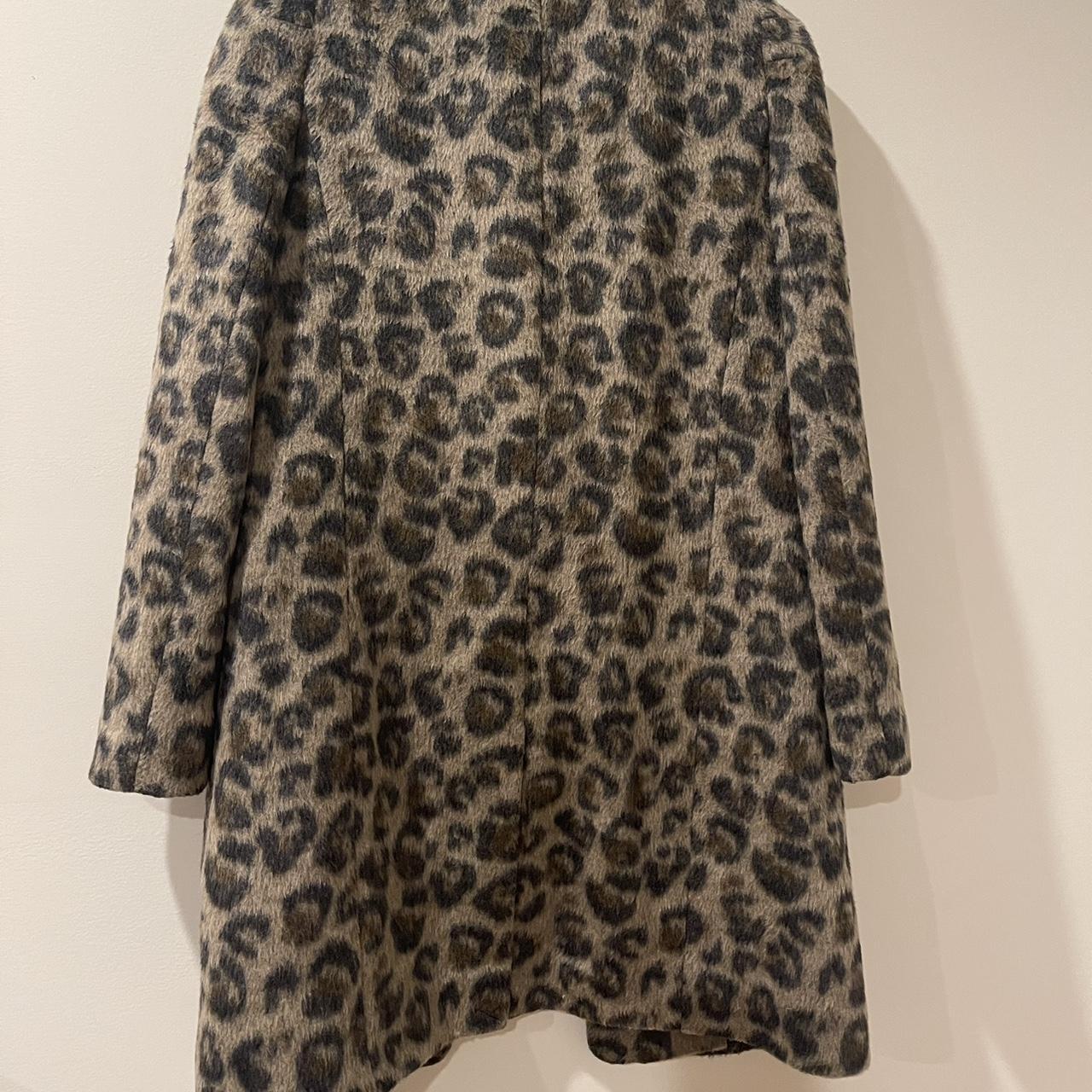 Kate spade leopard on sale coat