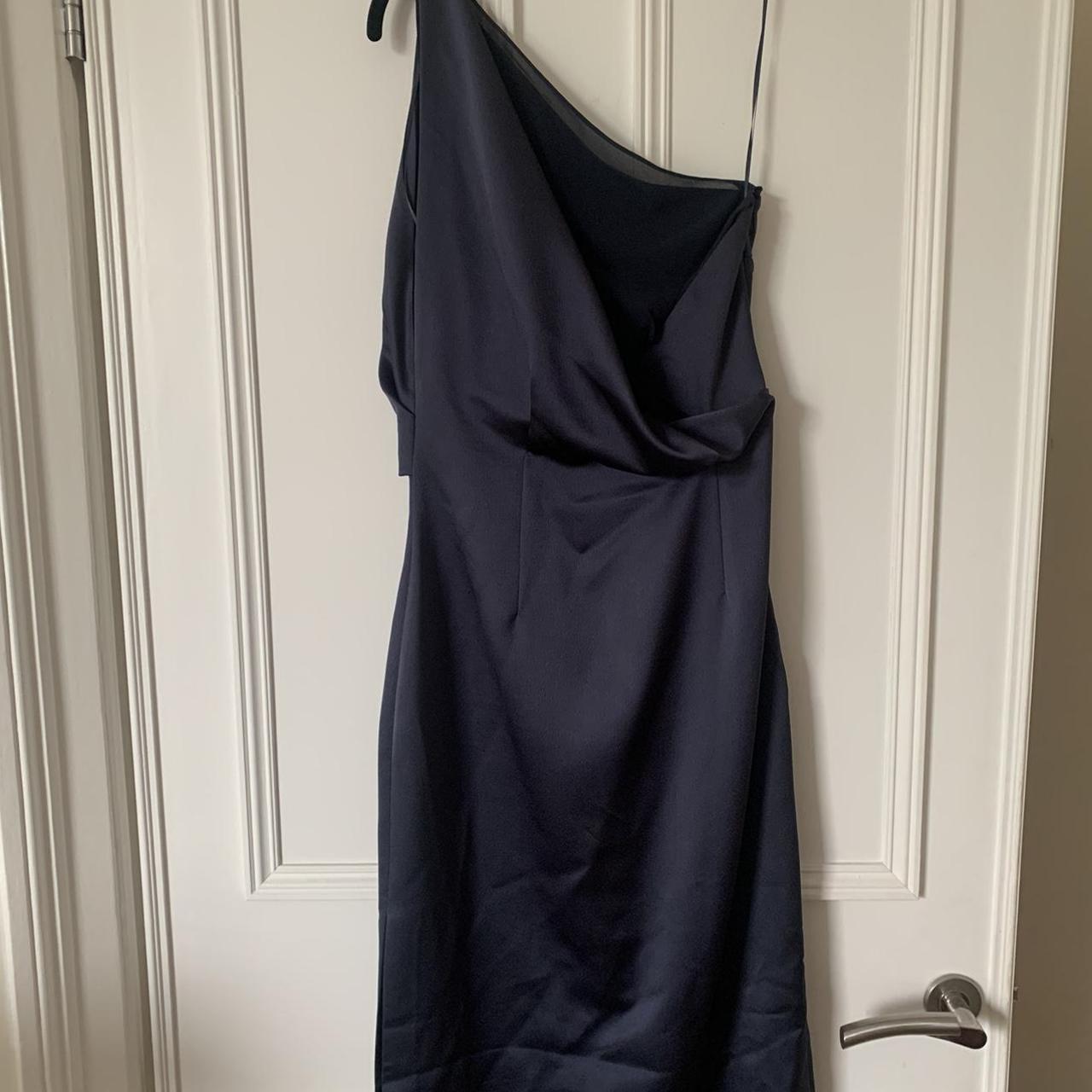 Reiss Eden Satin One Shoulder Dress - Never worn -... - Depop