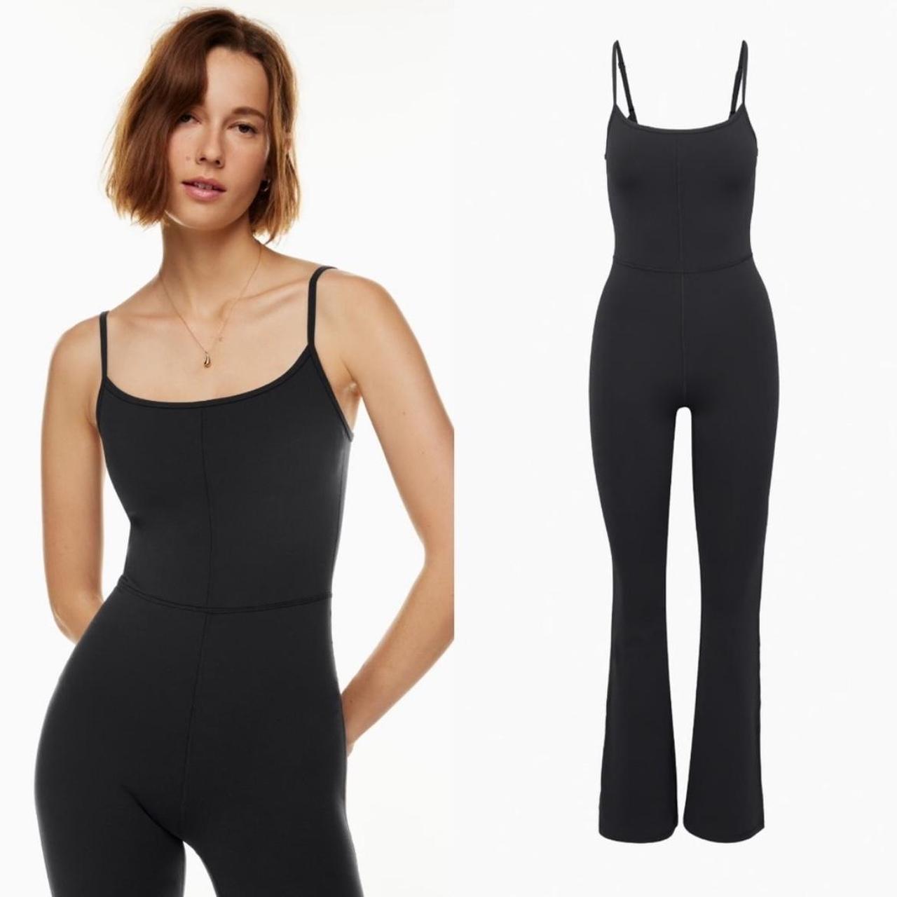 Aritzia divinity kick shops flare jumpsuit