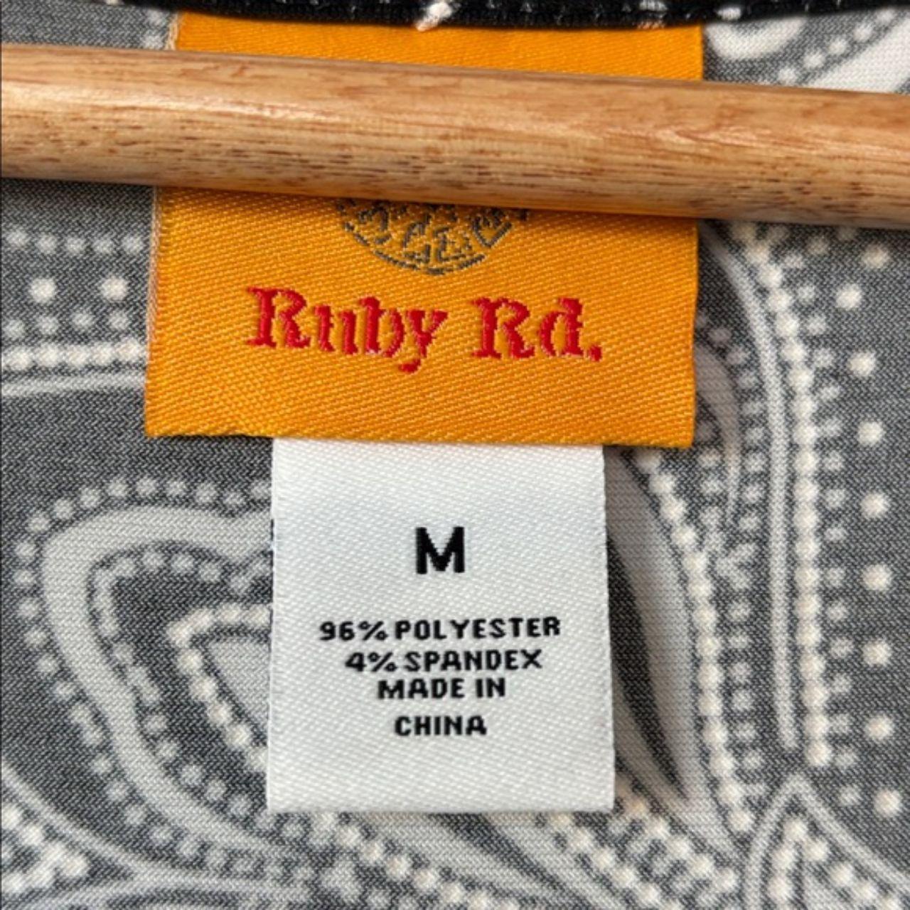 Ruby Rd. Women's Blouse - Black/Grey - M – Ruby D… - image 6