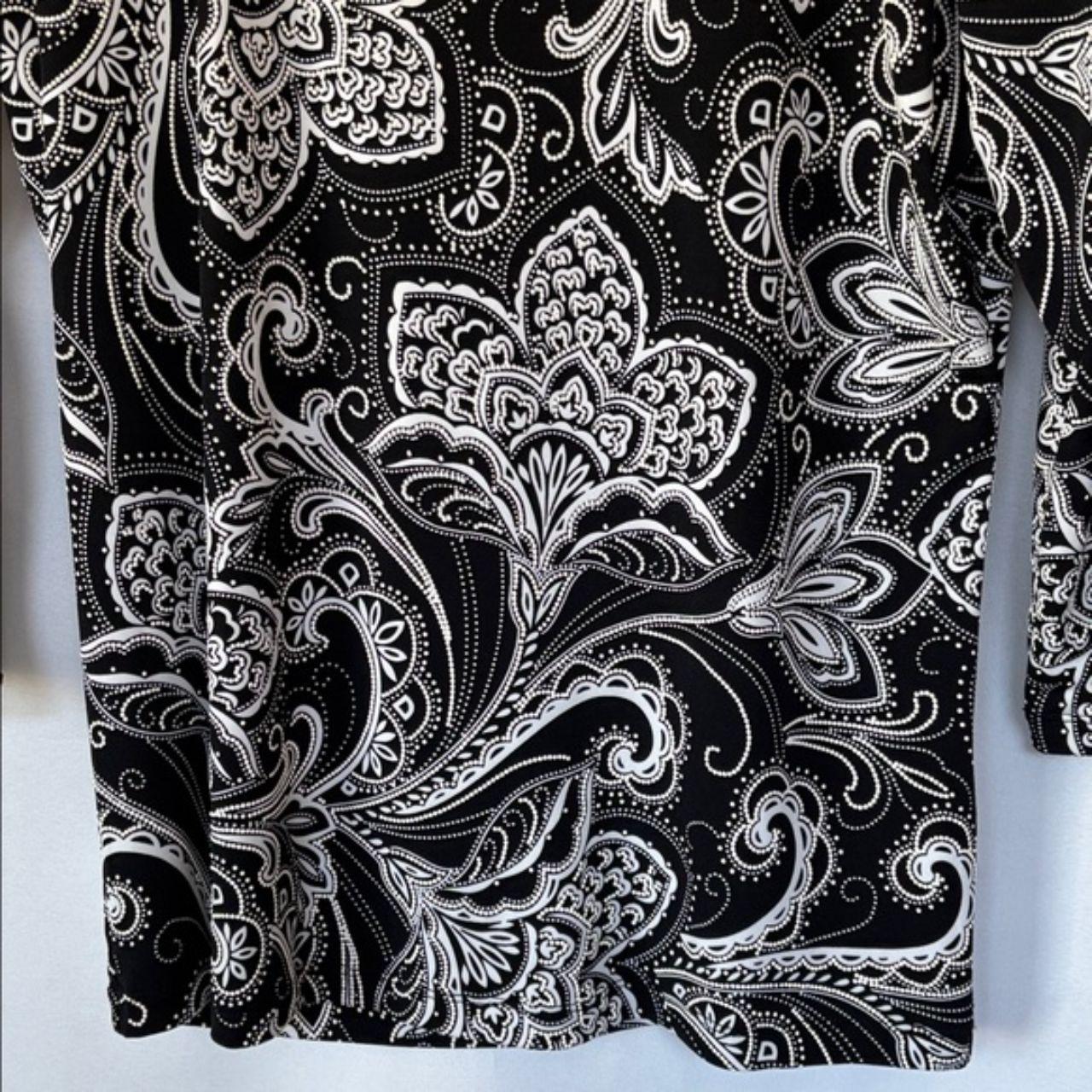 Ruby Rd. Women's Blouse - Black/Grey - M – Ruby D… - image 4