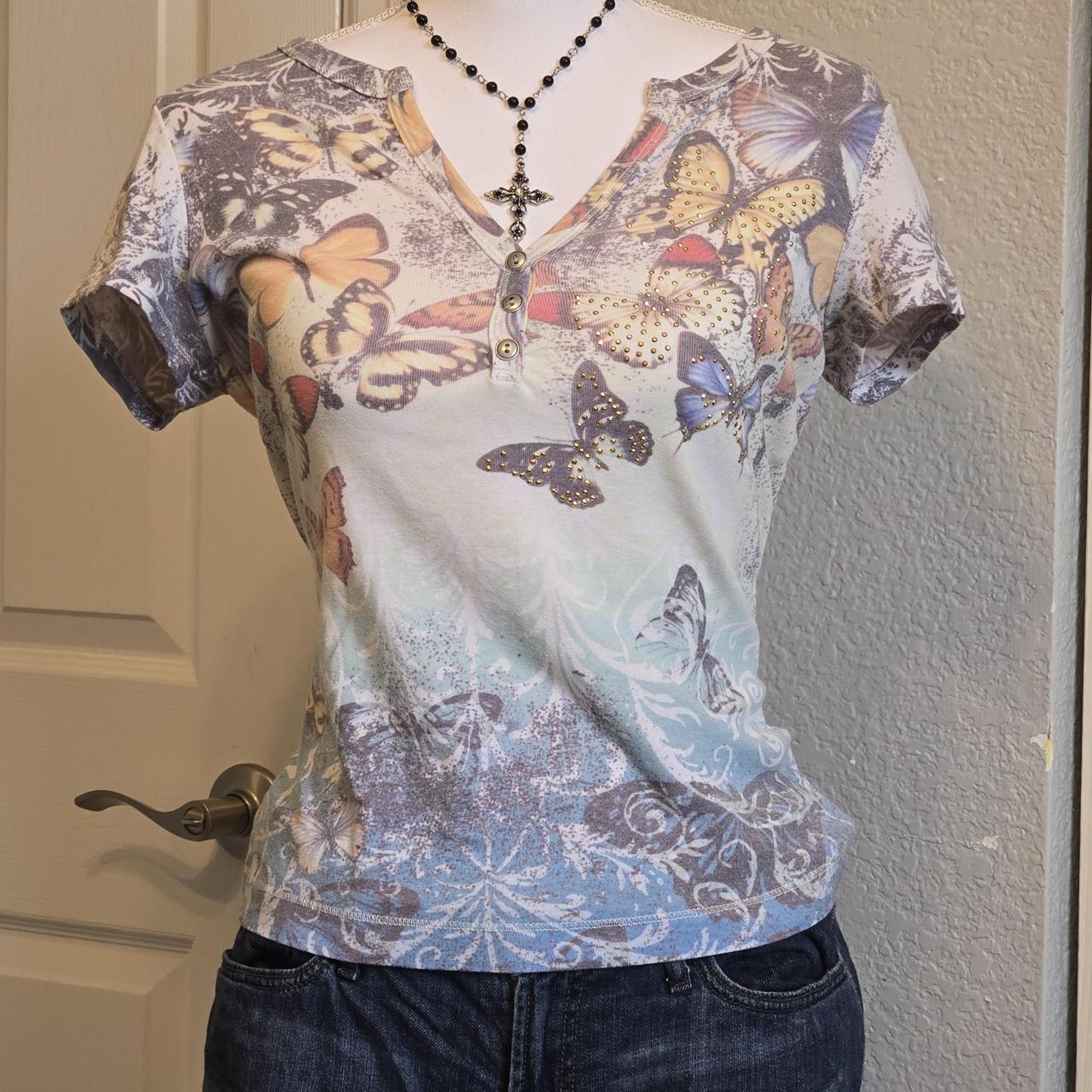 Apt. 9 Women's T-shirt - Multi - S – Apt. 9 butte… - image 1