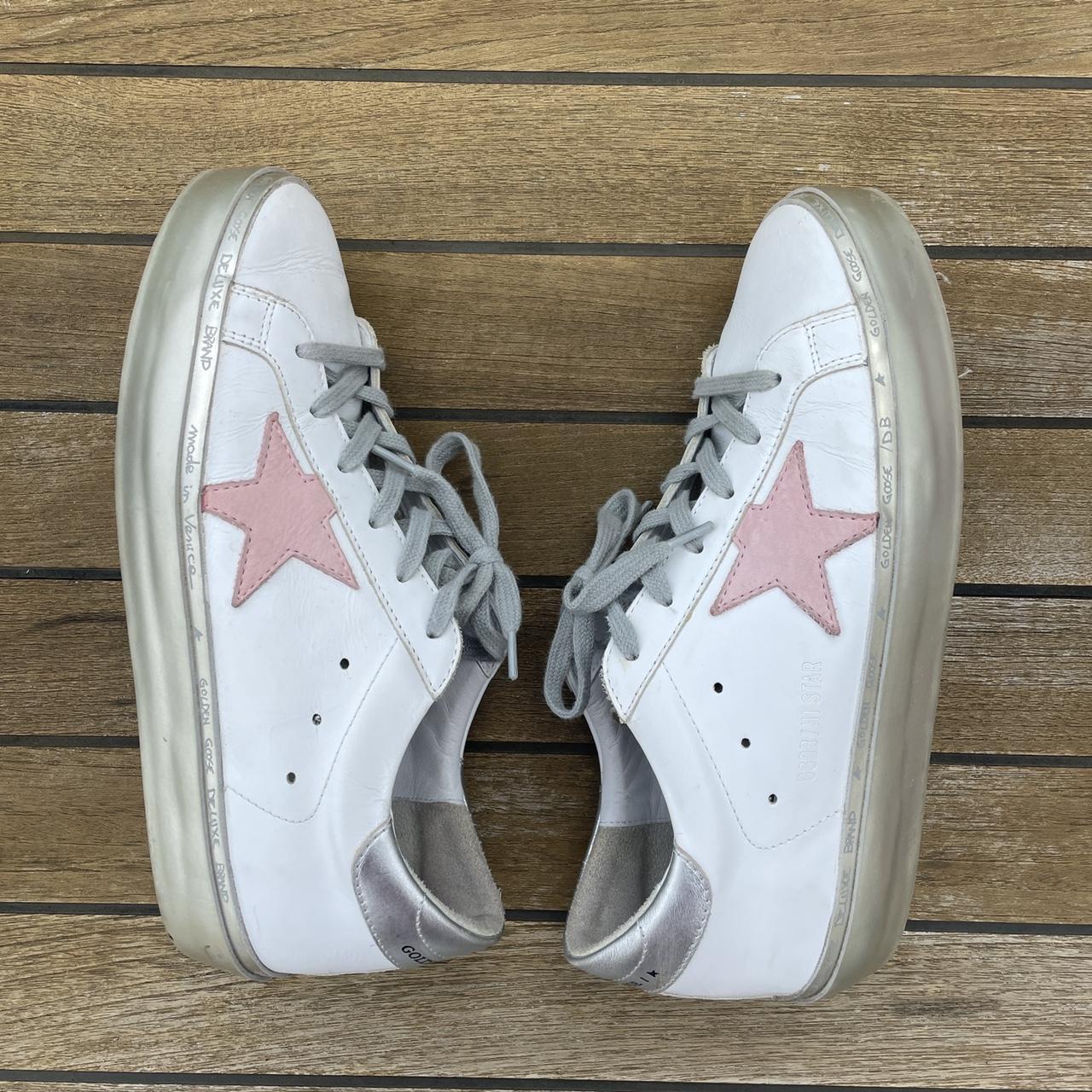 Golden Goose Hi Star Sneakers in size 39. Only worn... - Depop