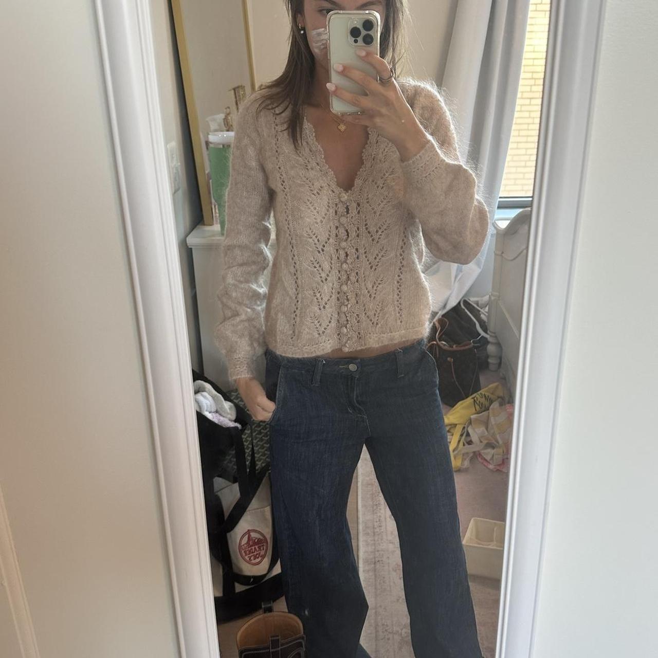 SEZANE / ニット・セーター(厚手)/XS/--/BEG/S24IPUL030M SEZANE◇ニット・セーター(厚手)/XS/--/BEG/S24IPUL030M Sezane xs - Depop