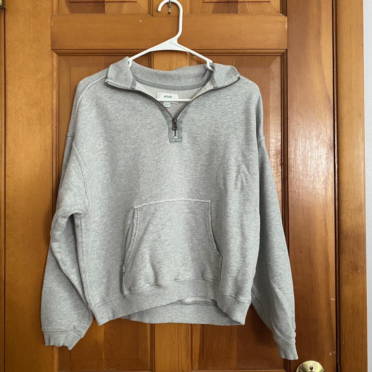 Aerie XXS grey sweatshirt - Depop