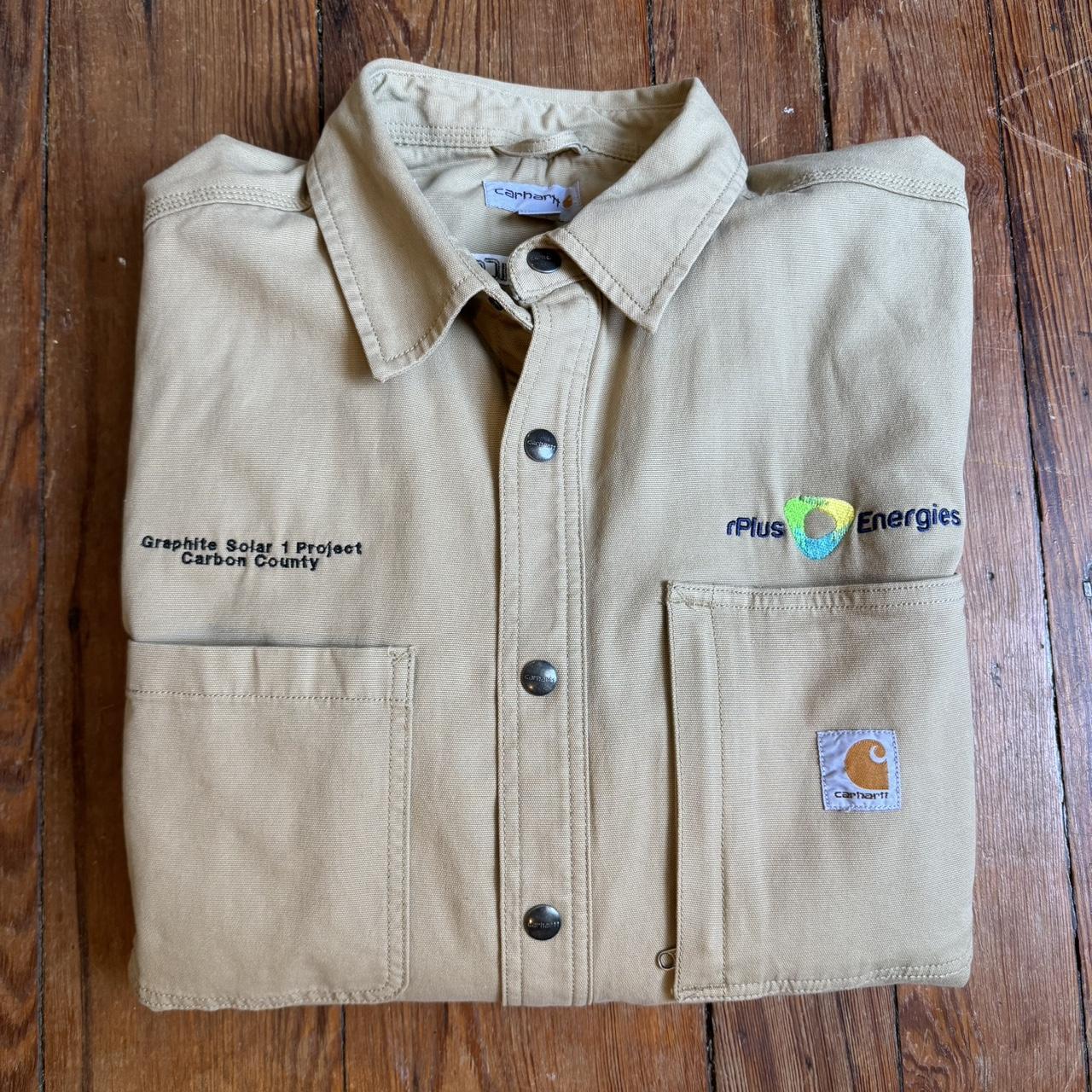 Carhartt Men’s Tan and khaki Jacket Size outlets Large