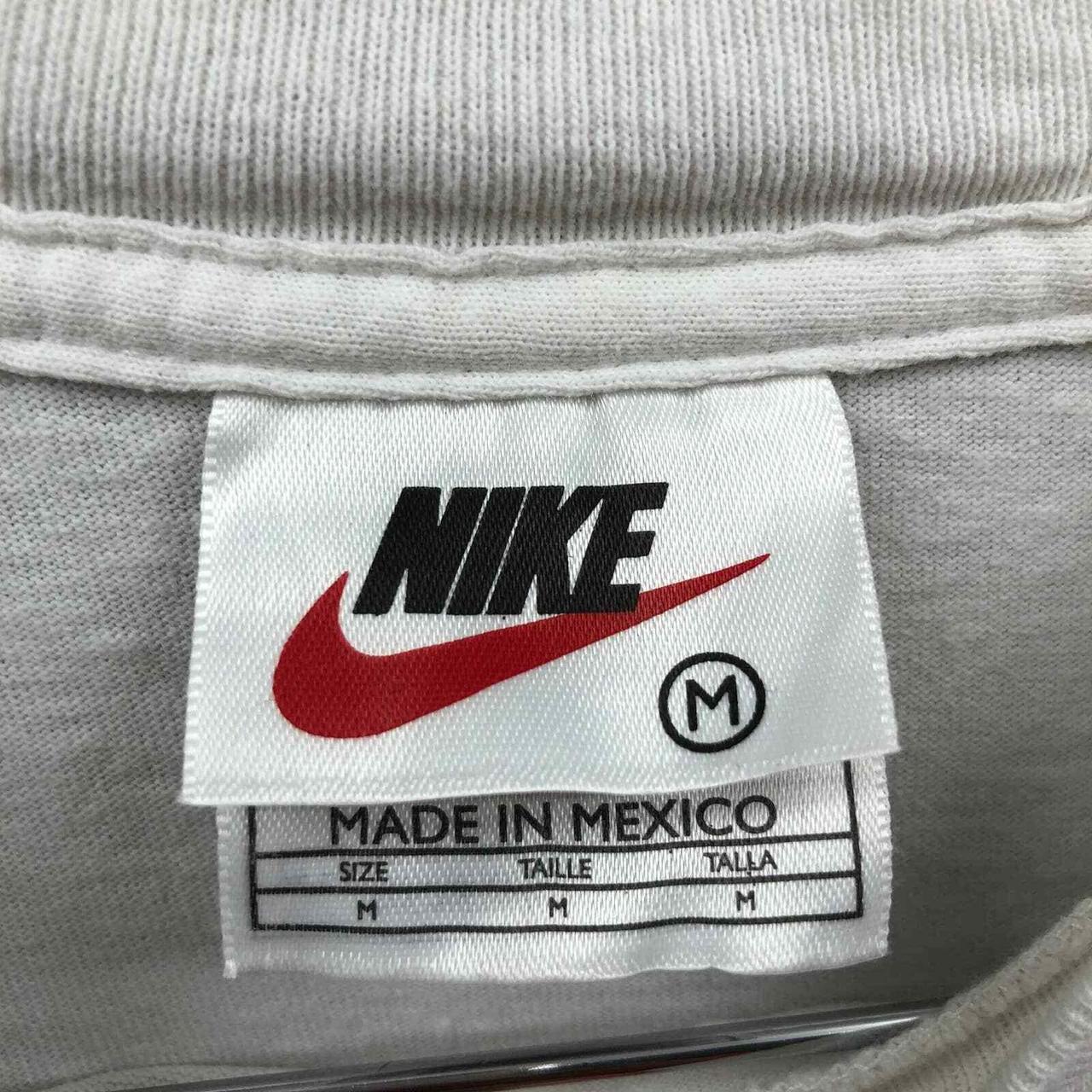 Vintage Nike Soccer TShirt Men's Medium M Short... Depop