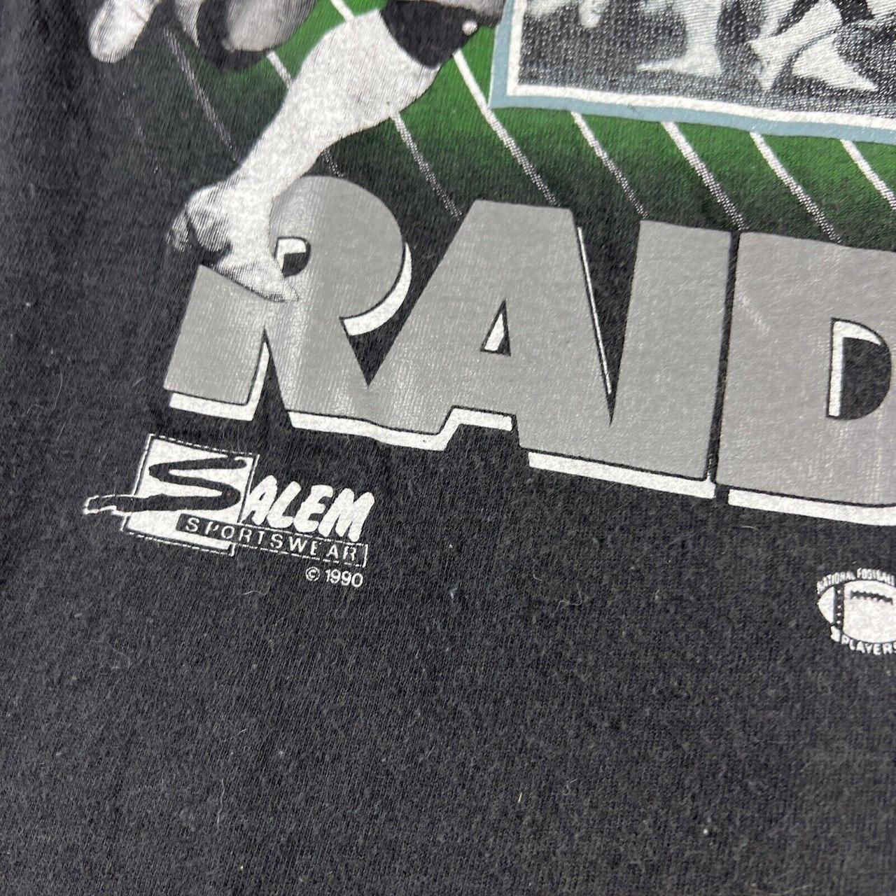 1990 Bo Jackson Los Angeles Raiders Salem NFL T Shirt Size Large