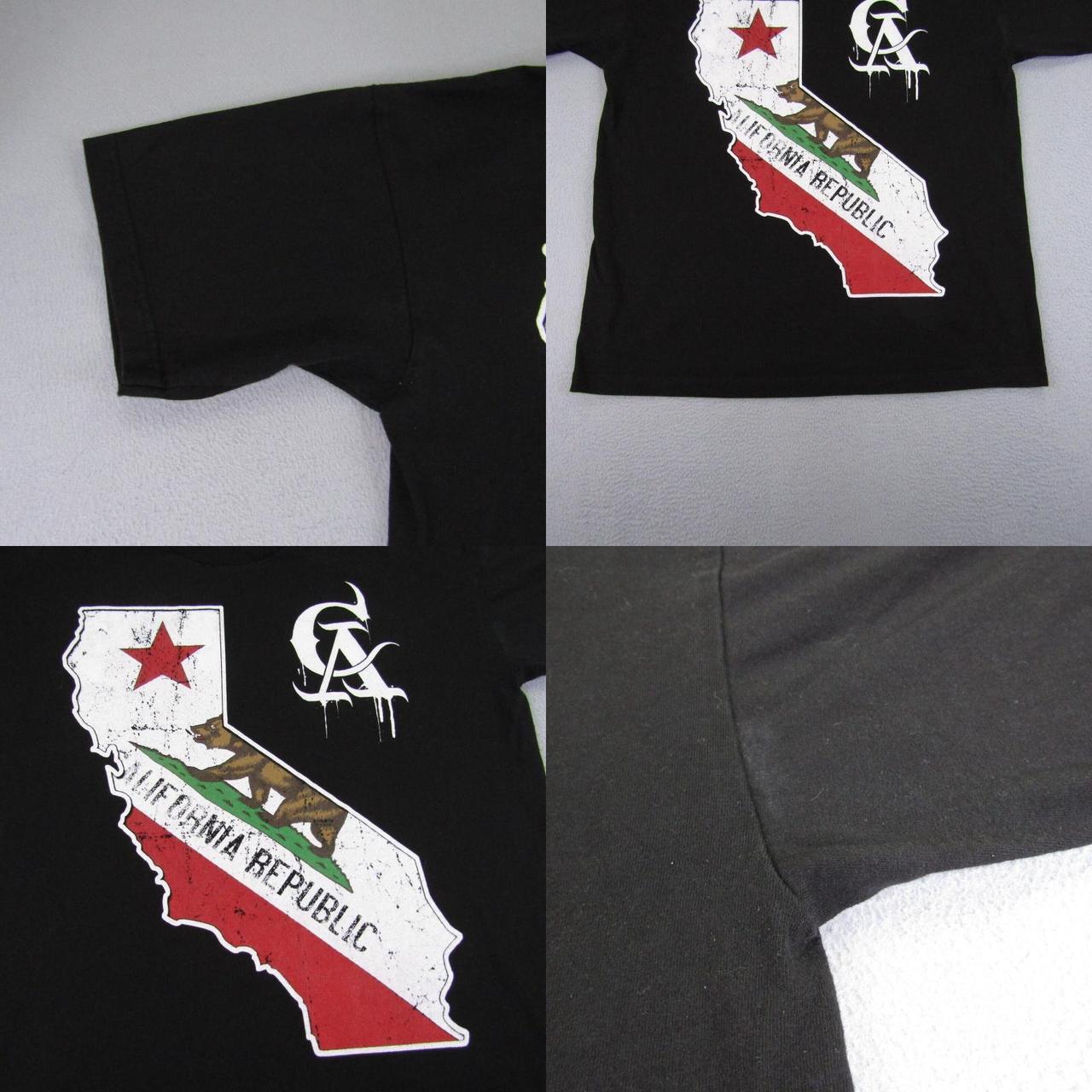 California Looks Men's Black T-shirt (4)