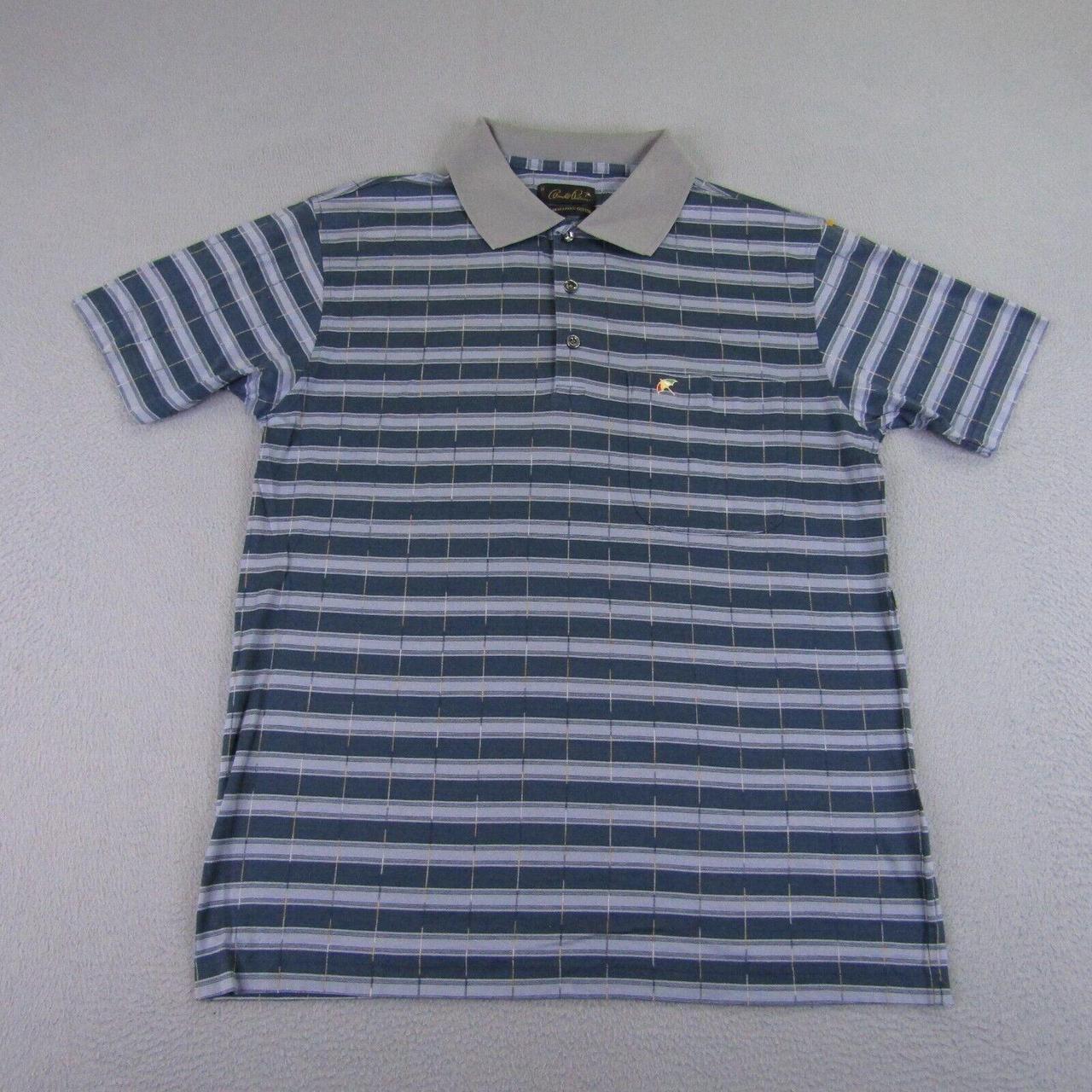 Vintage Arnold Palmer Polo Shirt Mens Small Blue... - Depop