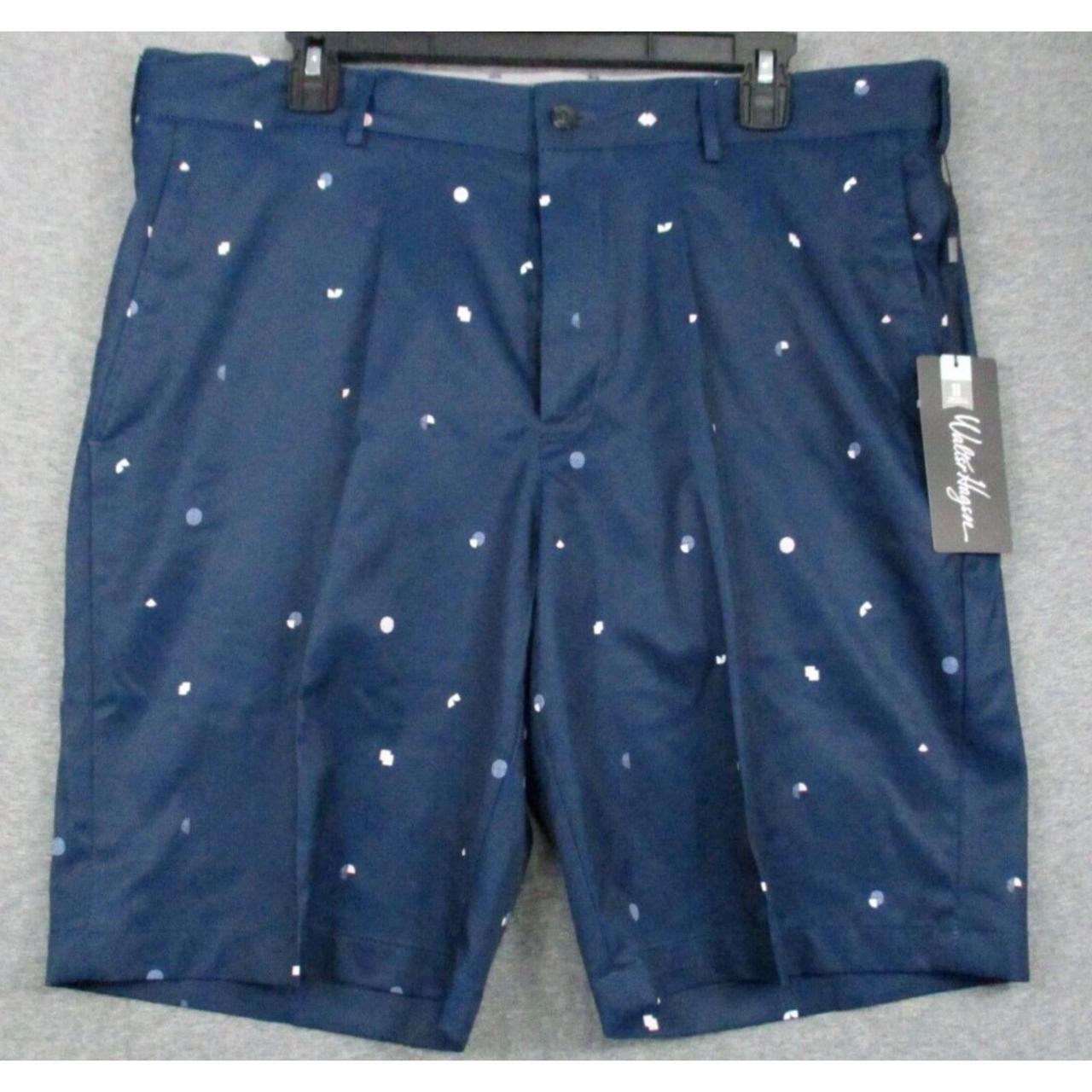 Walter Hagen Men's Blue And Navy Shorts 