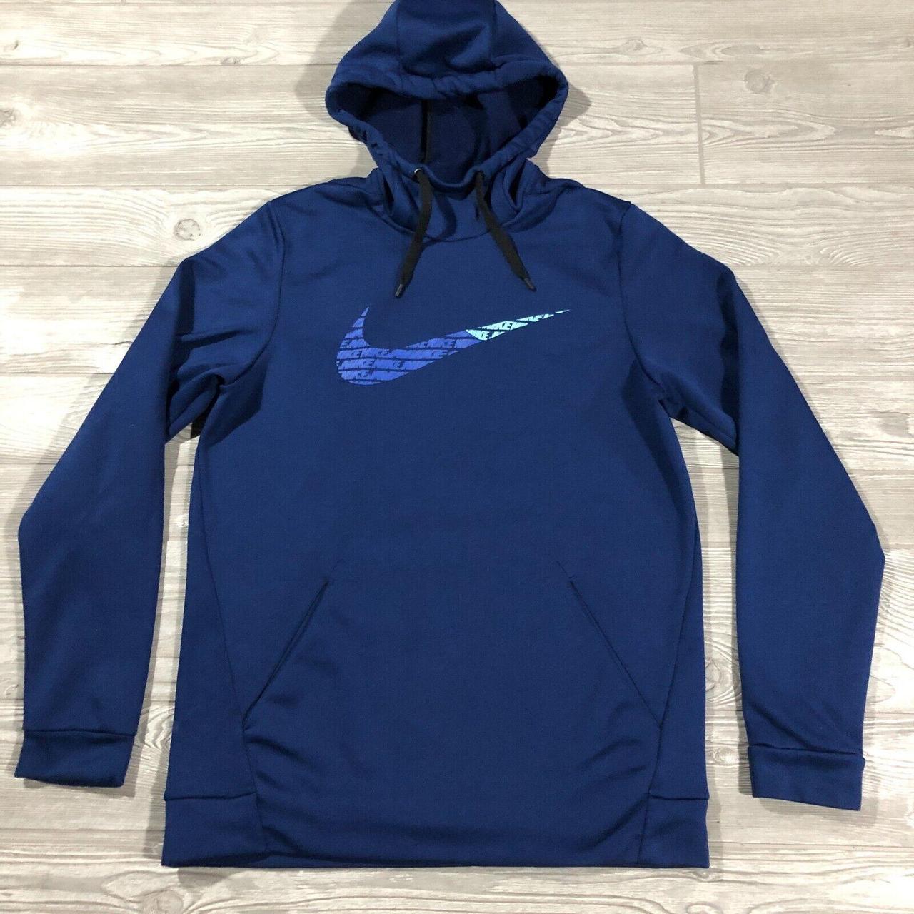 Nike Men's Hoodie - Blue - M