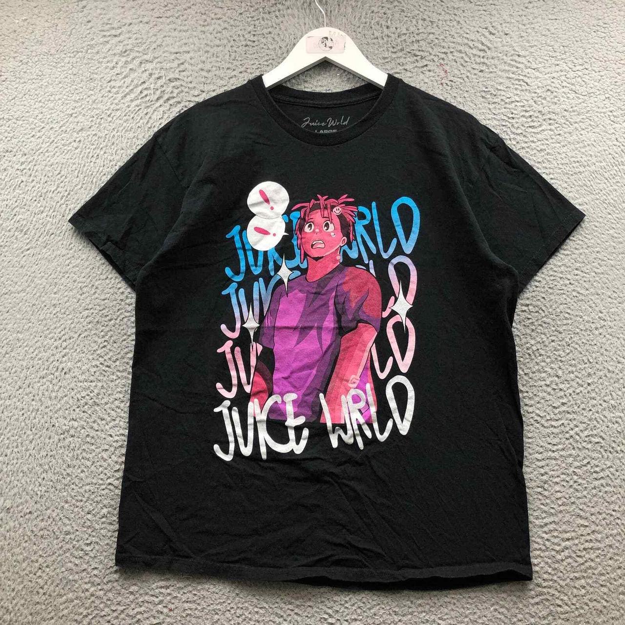 999 Club By Juice WRLD Anime Red Black Tie Dye T-Shirt | forum.iktva.sa
