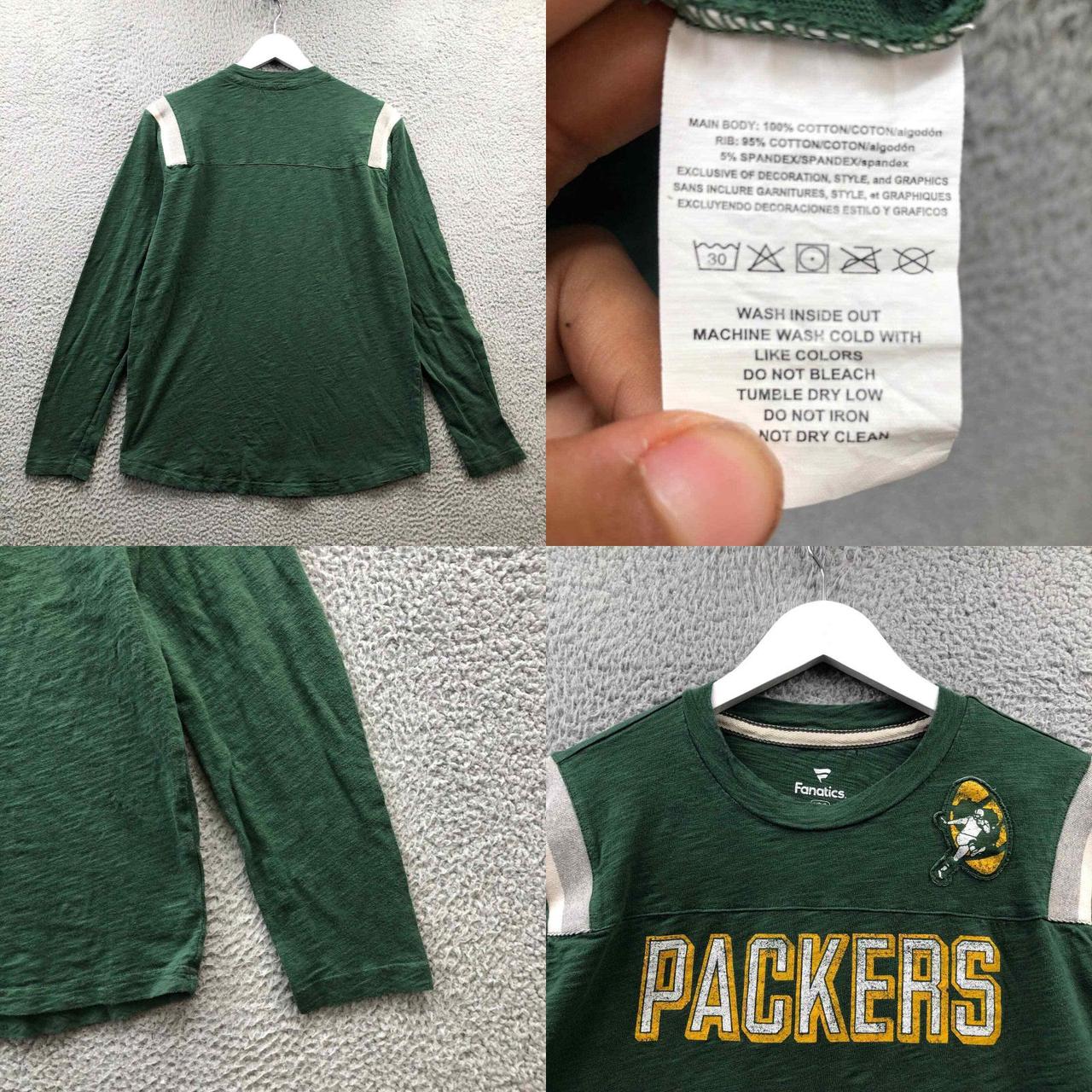 Green Bay Packers Long Sleeve T-Shirt • Size: - Depop