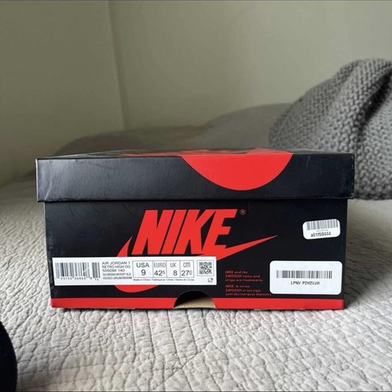 jordan 1 retro high obsidian size 7
