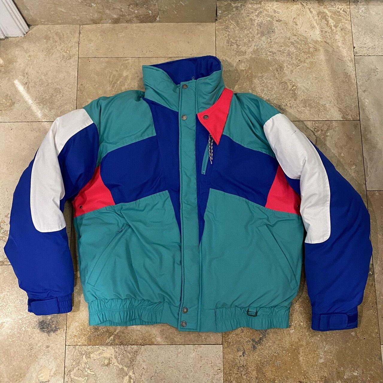 Vintage Obermeyer Sport Full Zip Pullover Size Large... - Depop