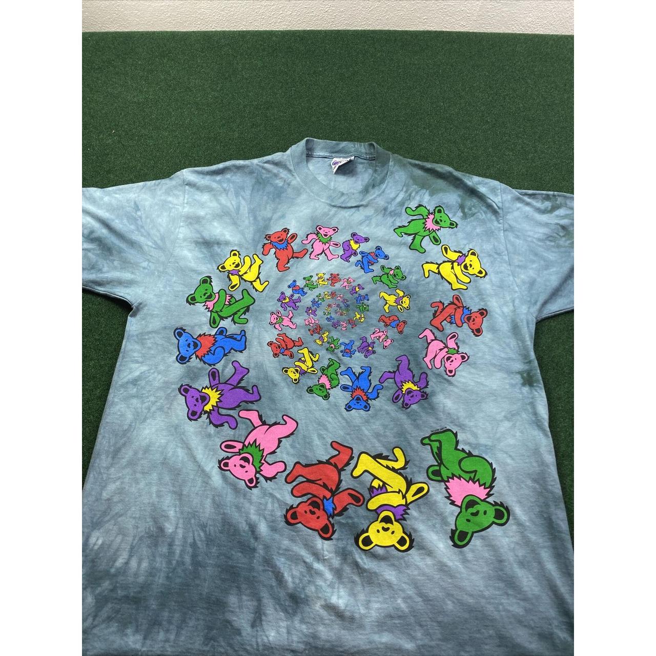 Real Vintage 1995 Grateful Dead Dancing Bears Spiral - Depop