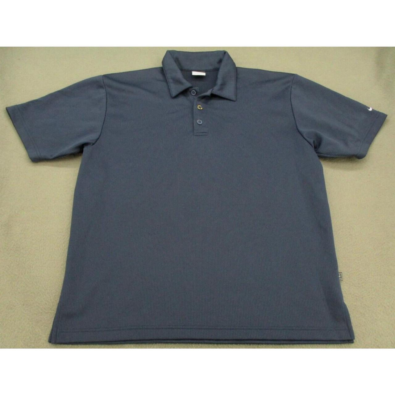 Nike Sphere Dry Polo Shirt Adult Medium Blue Short... - Depop