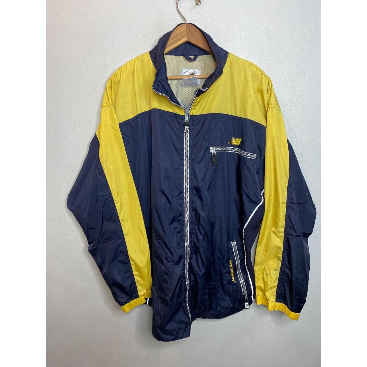 90's Vintage Women's New Balance Windbreaker Jacket... - Depop