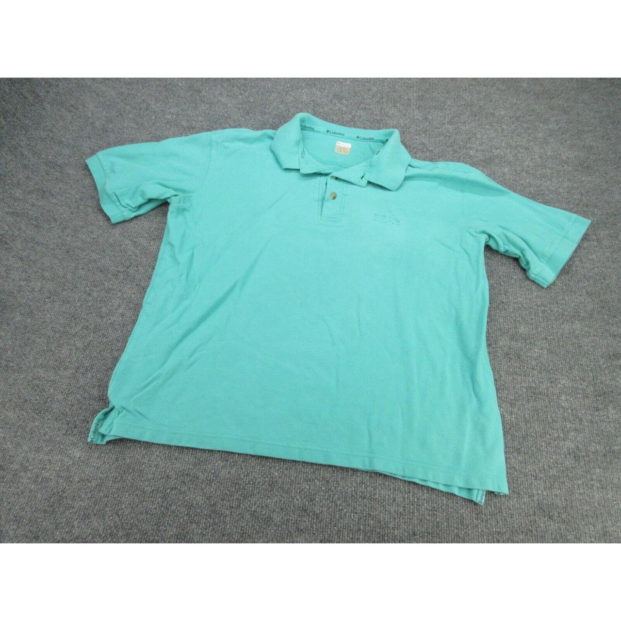 Columbia PFG Tee Teal double sided t shirt for the - Depop