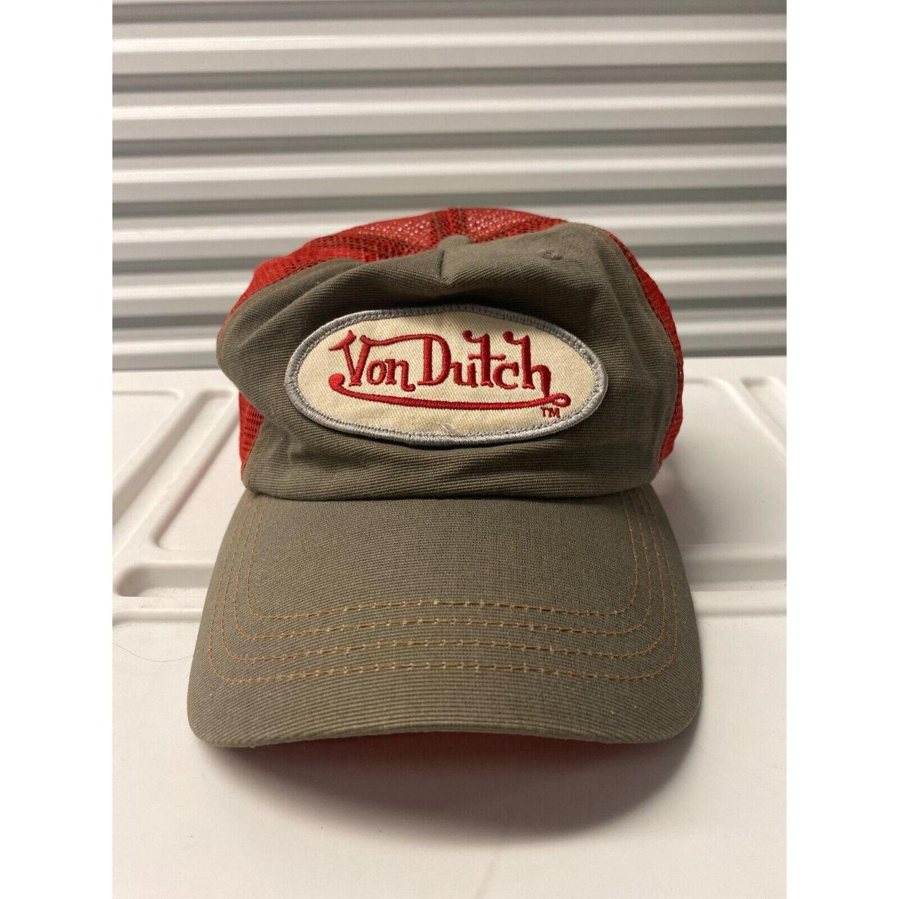 Von Dutch trucker hat Black, white and gold Brand - Depop