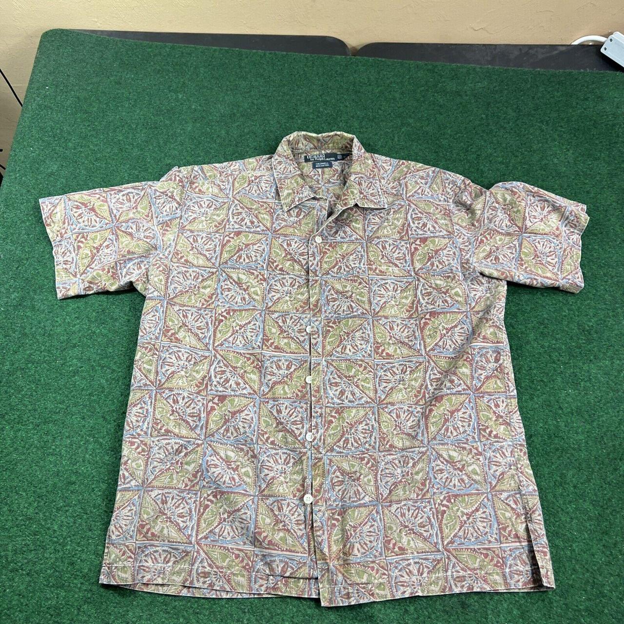 Vintage Polo Ralph Lauren Caldwell Shirt Mens Medium... - Depop