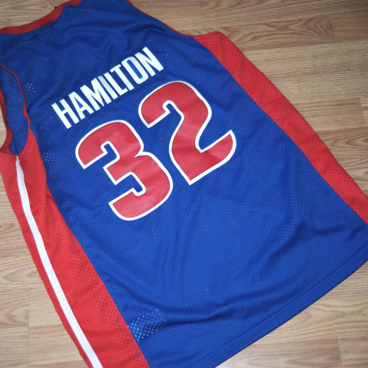 Vintage 2000s Nike Pistons Jersey Hamilton Size... Depop
